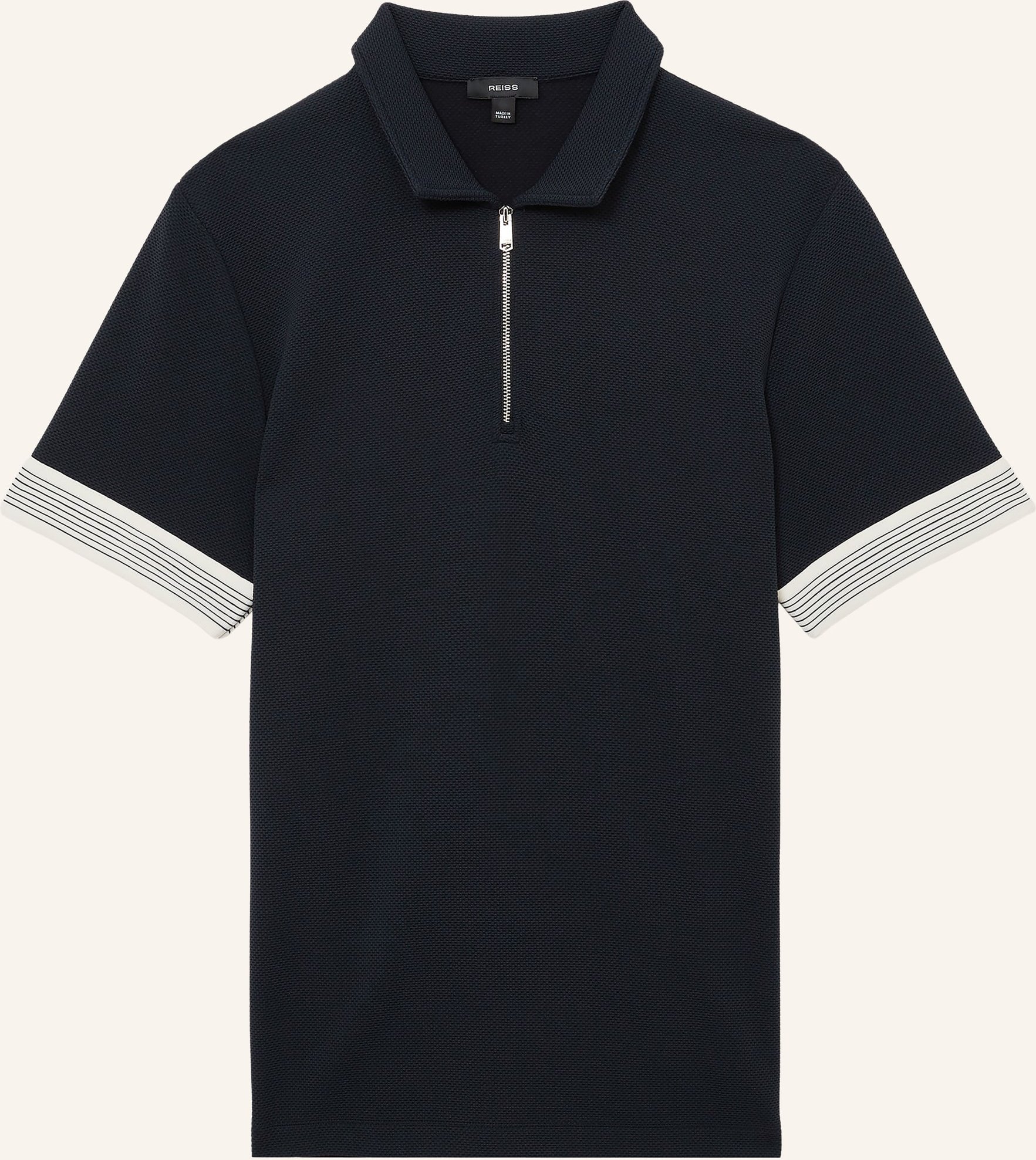 Reiss Piqué-Poloshirt Bruno blau