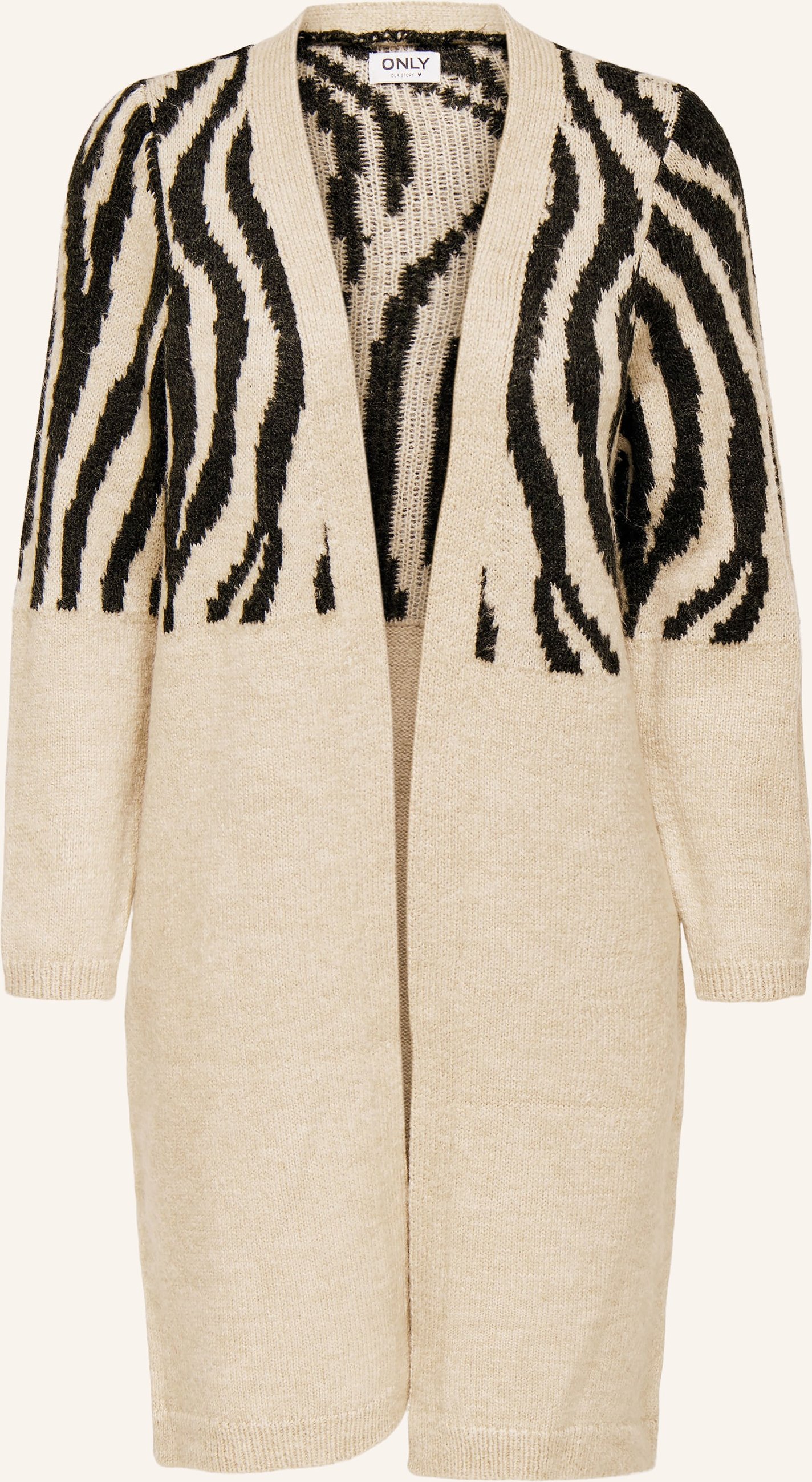 Only Strickhülle beige