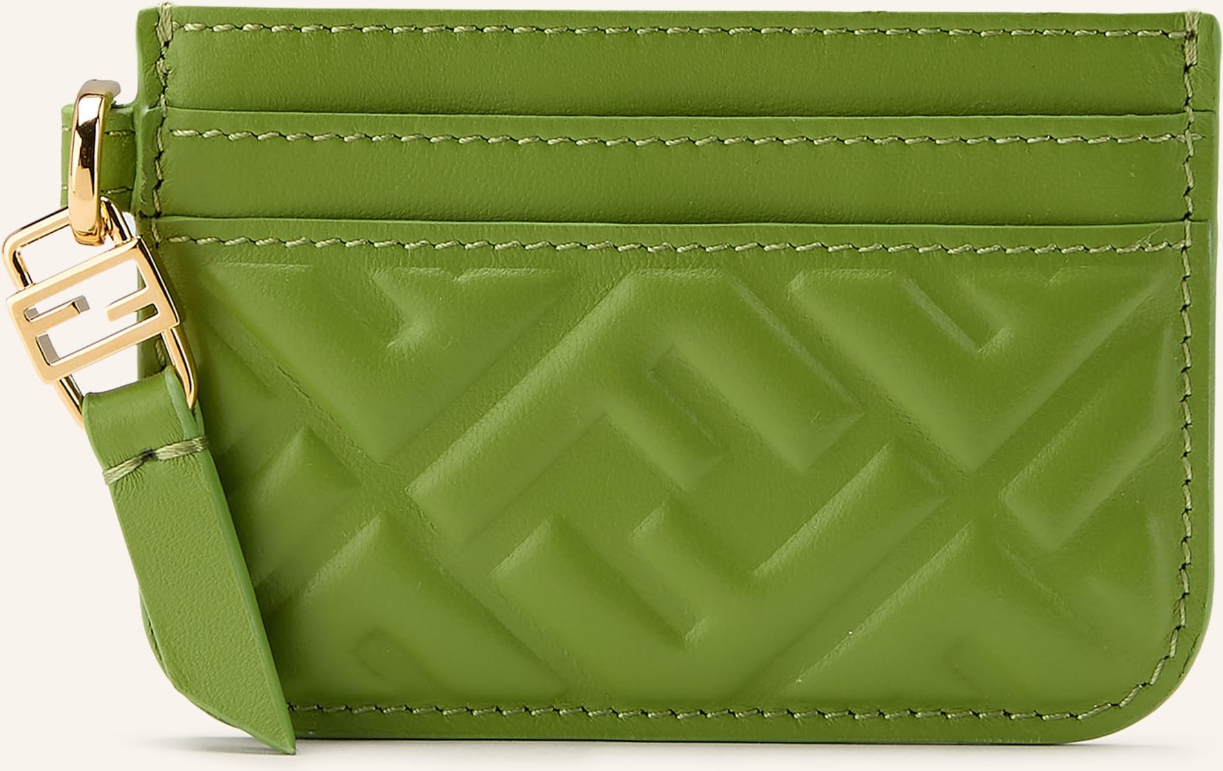 Fendi Kartenetui Baguette gruen