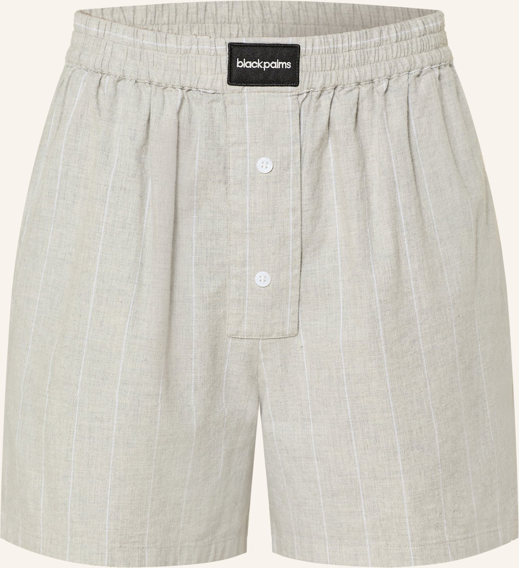 Black Palms Shorts Brino grau