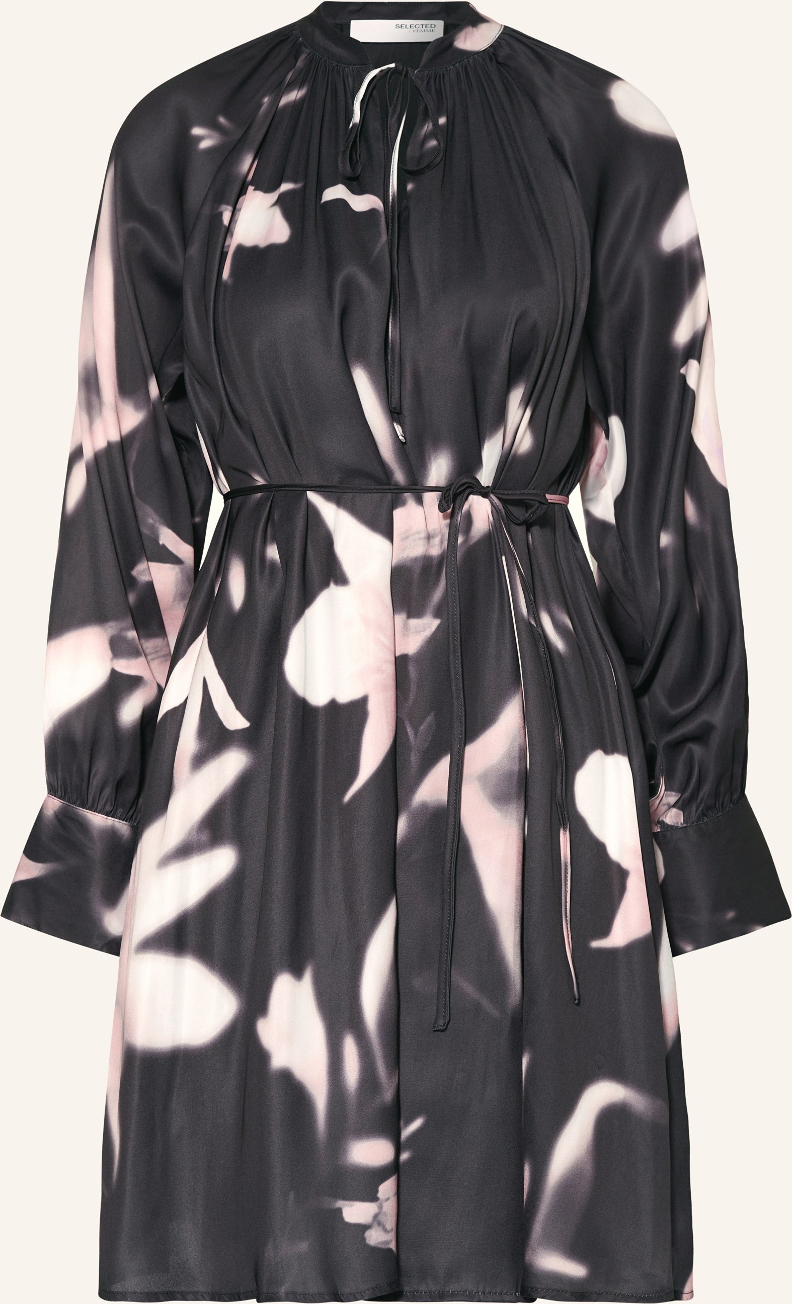 Thumbnail - Selected Femme Satinkleid schwarz