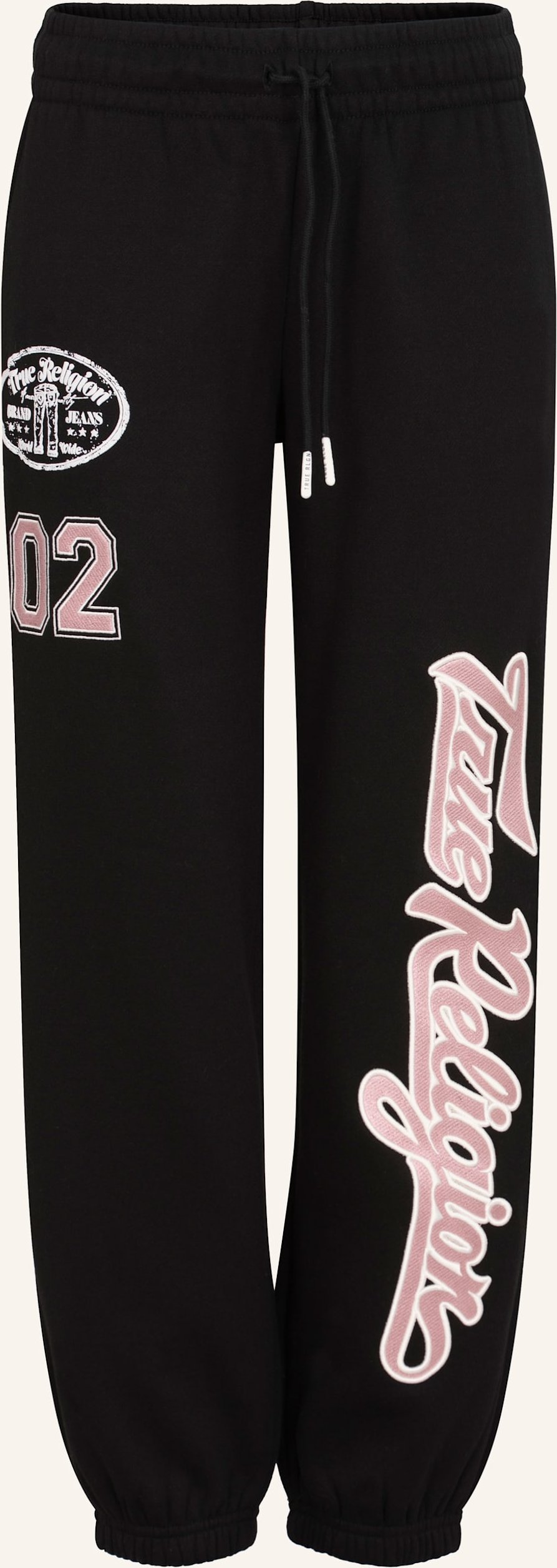 True Religion Sweathose Embroidery schwarz