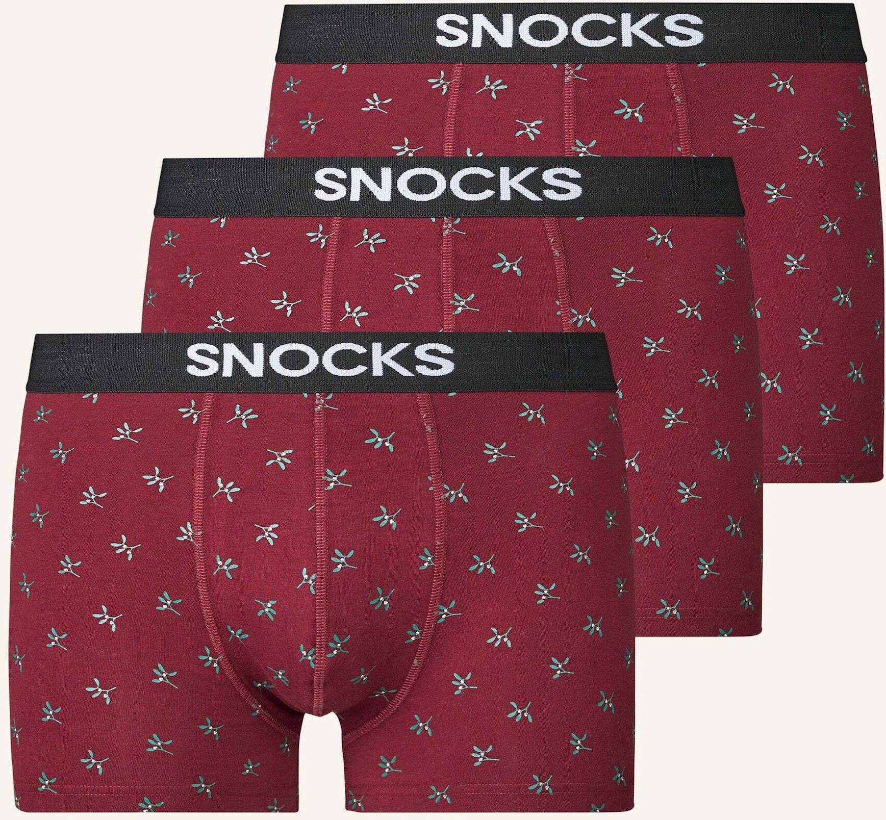 Snocks 6er-Pack Boxershorts blau