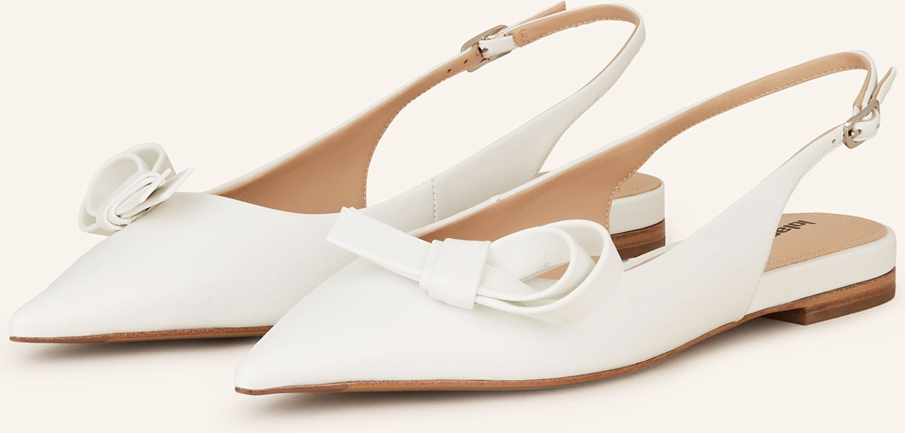 Lola Cruz Slingballerinas weiss
