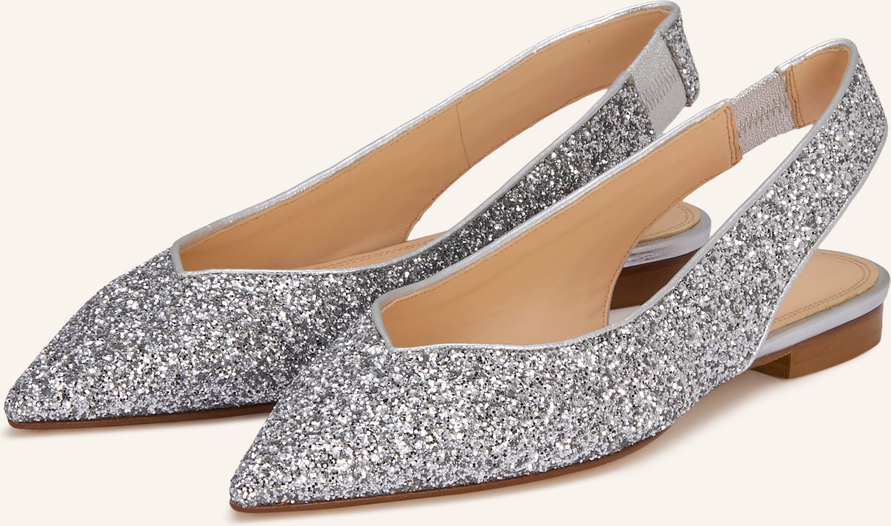 Prosperine Slingballerinas silber