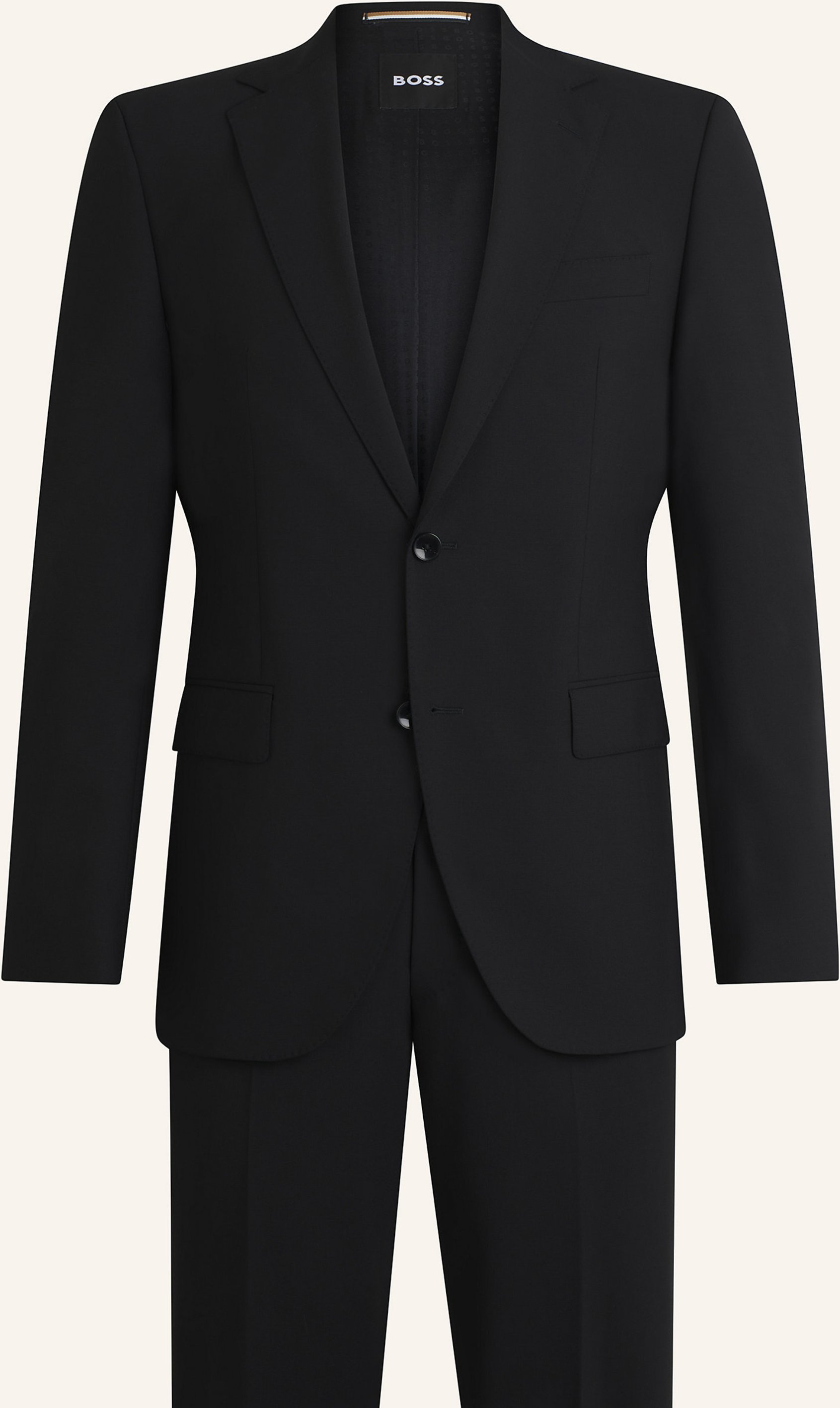 Boss Business Anzug H-Jeckson-2pcs-224 Regular Fit schwarz