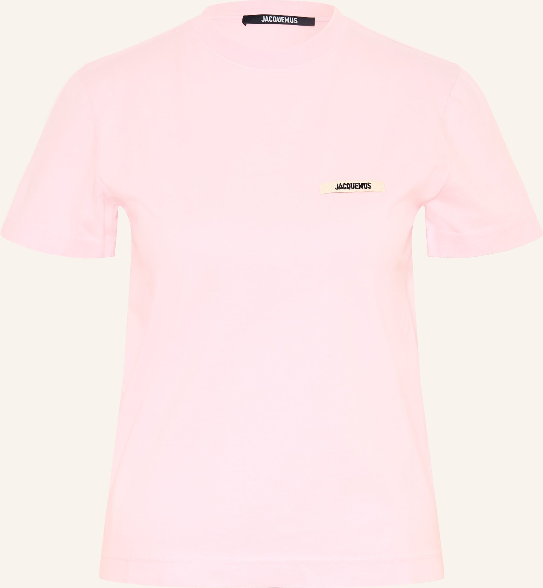 Jacquemus T-Shirt Le T-Shirt Gros Grain pink