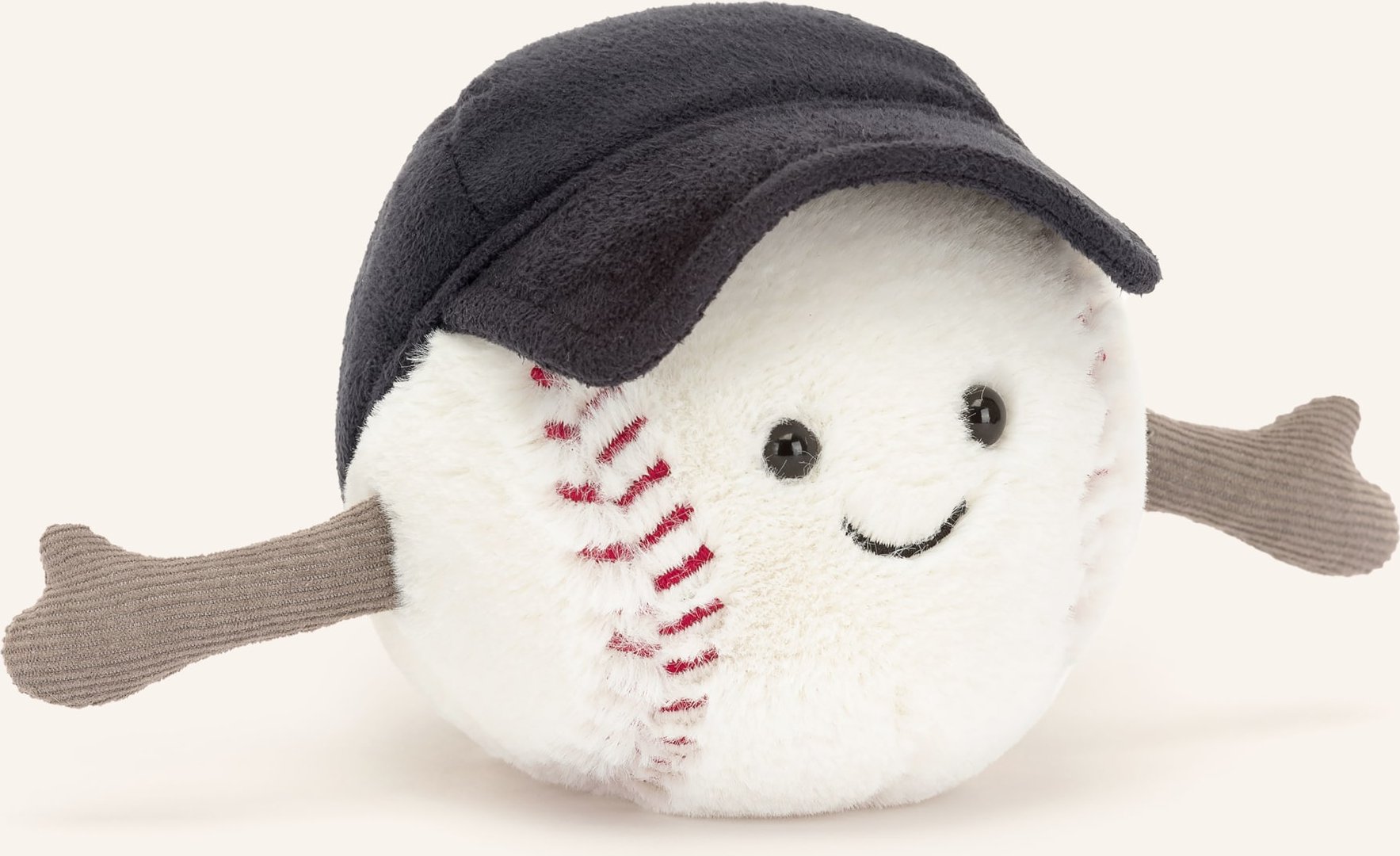 Jellycat Plüsch-Spielzeug Amuseables Sports Baseball weiss