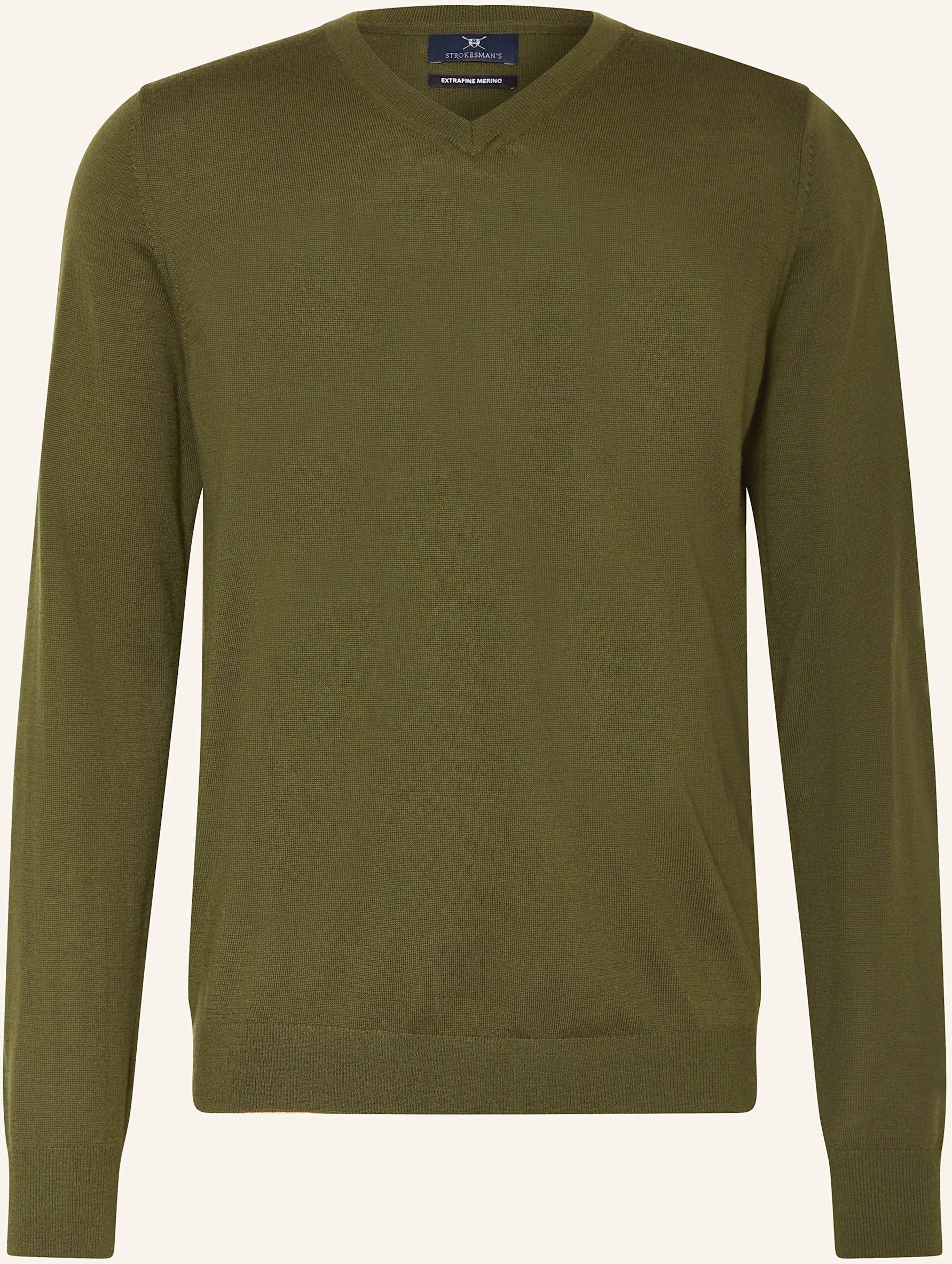 Strokesman's Pullover Aus Merinowolle gruen