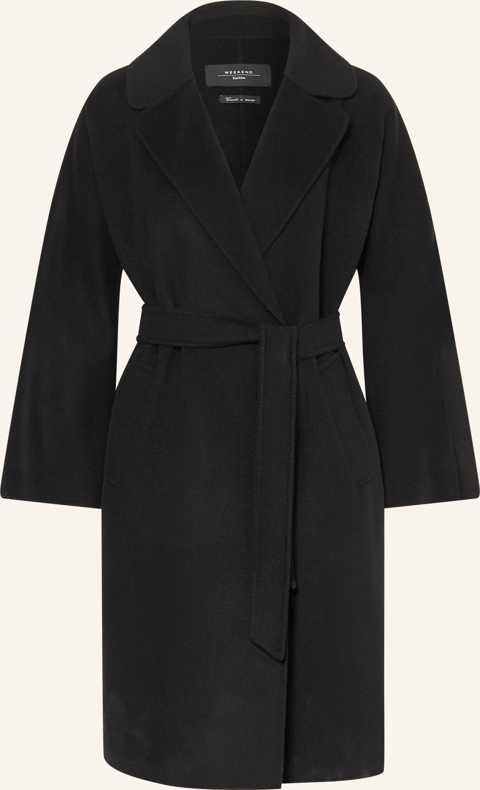 Weekend Max Mara Wollmantel Civada schwarz