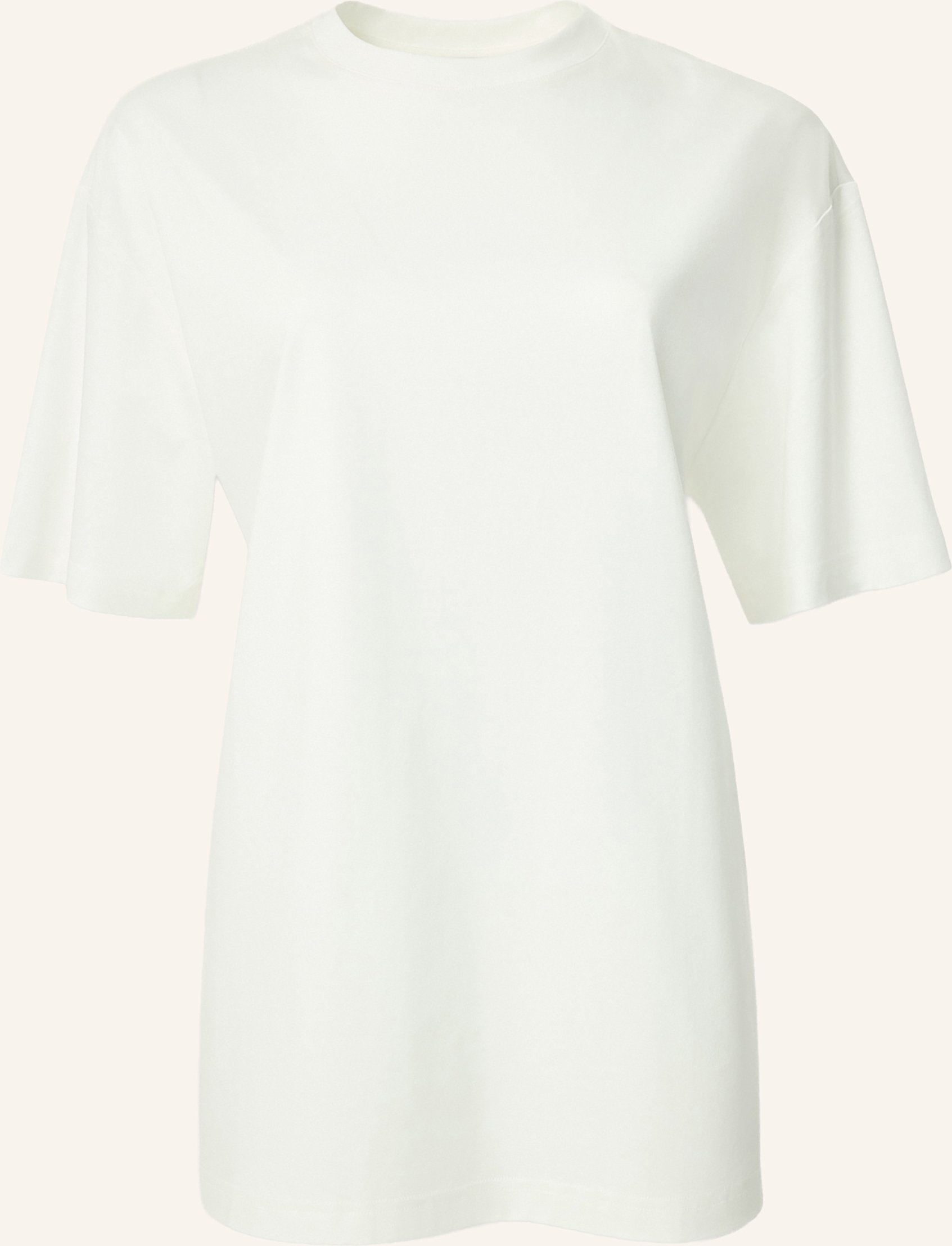 Pinxit Oversize T-Shirt Mit Seide weiss
