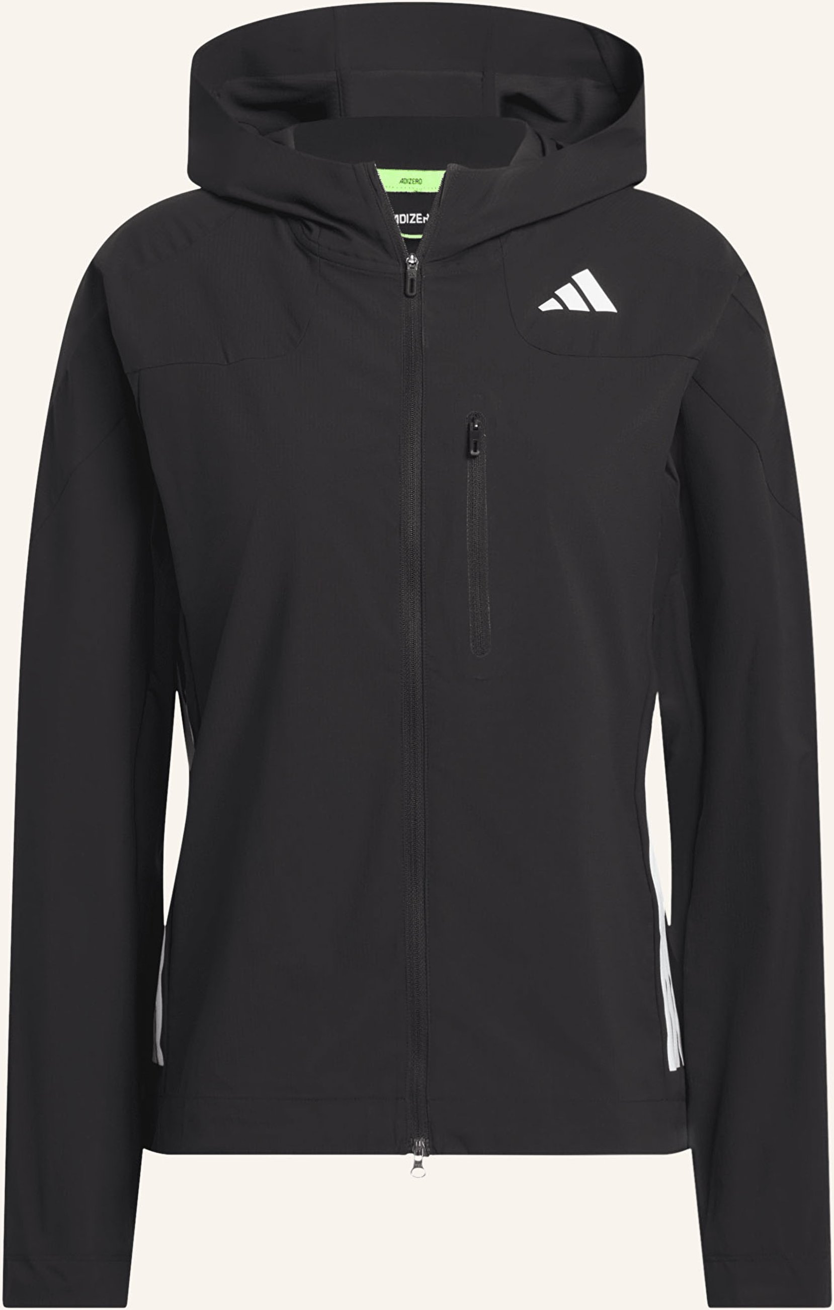 Adidas Laufjacke Adizero schwarz