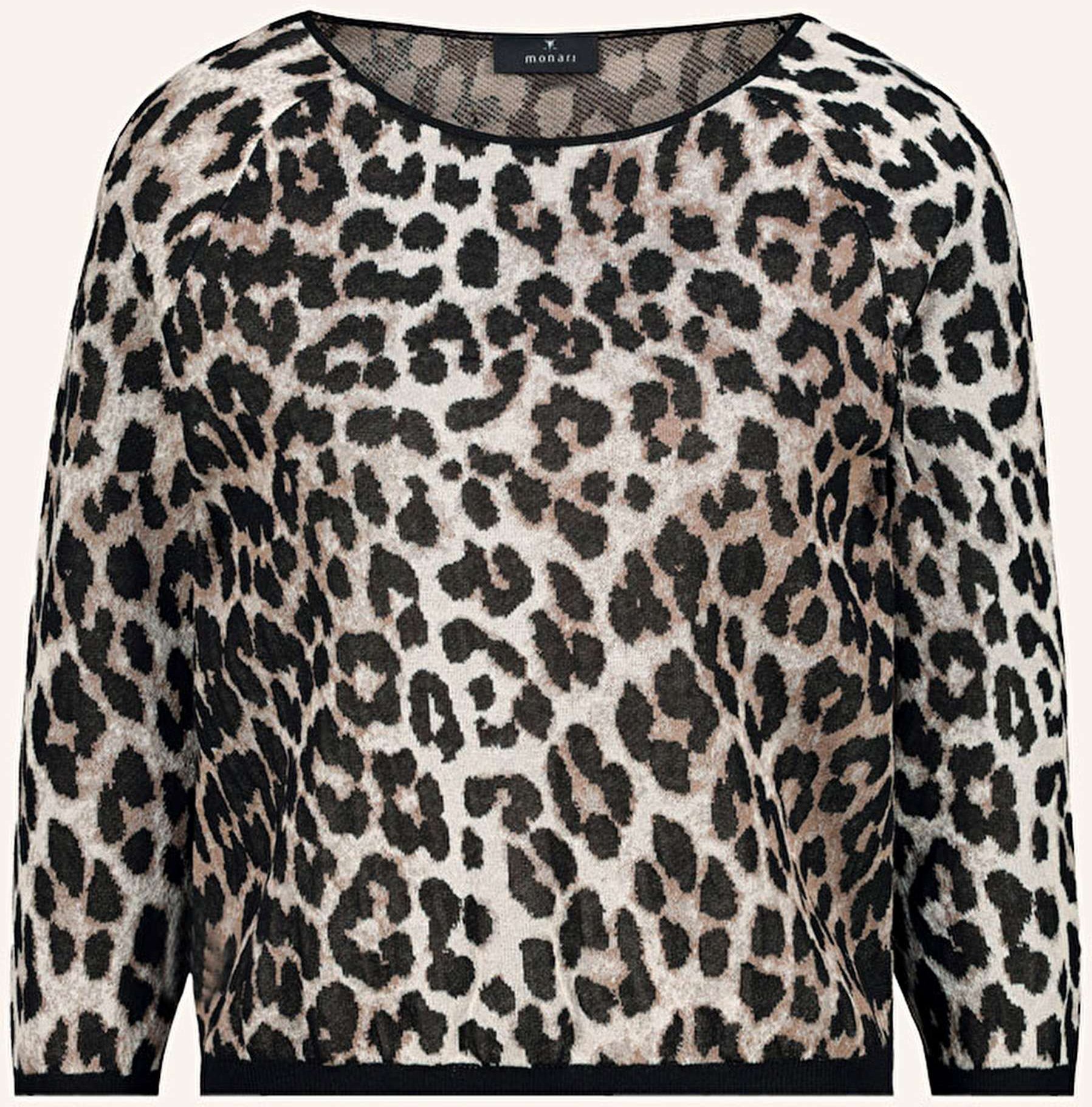 Monari Pullover Mit 3/4-Arm schwarz