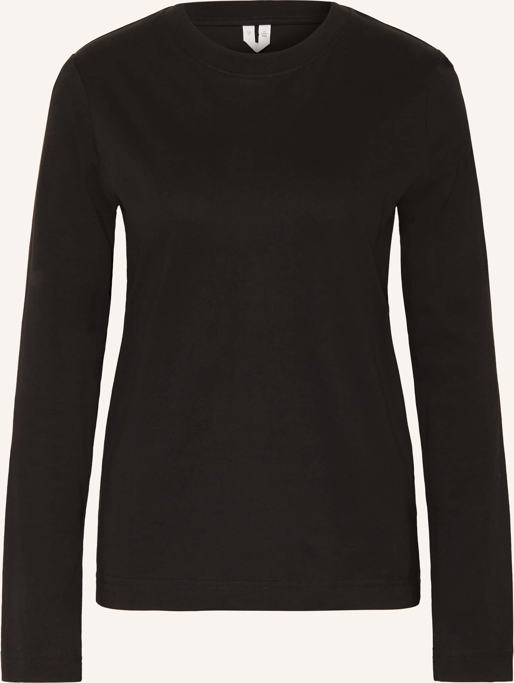 Arket Longsleeve schwarz