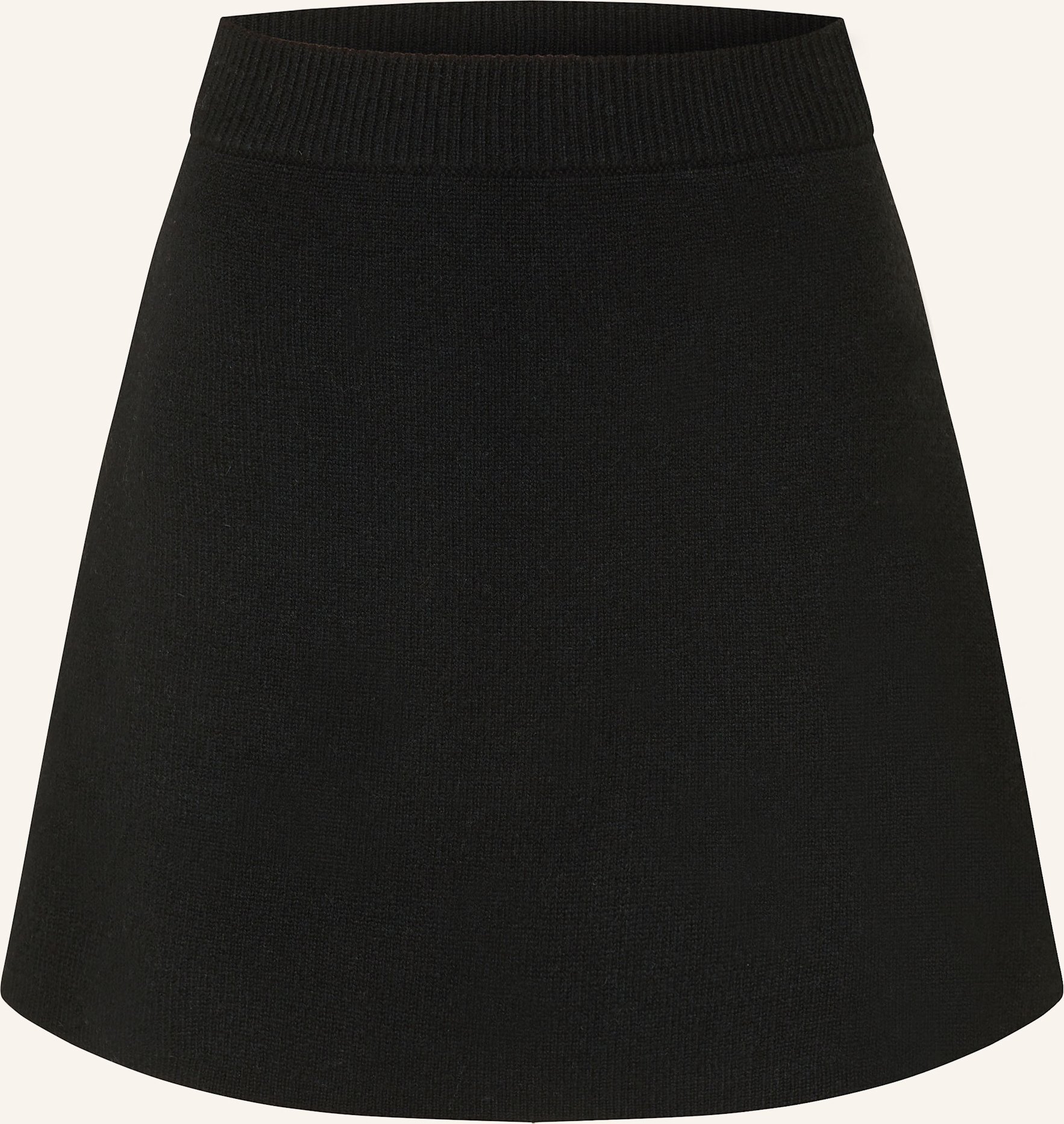 Lisa Yang Strickrock Clare Aus Cashmere schwarz