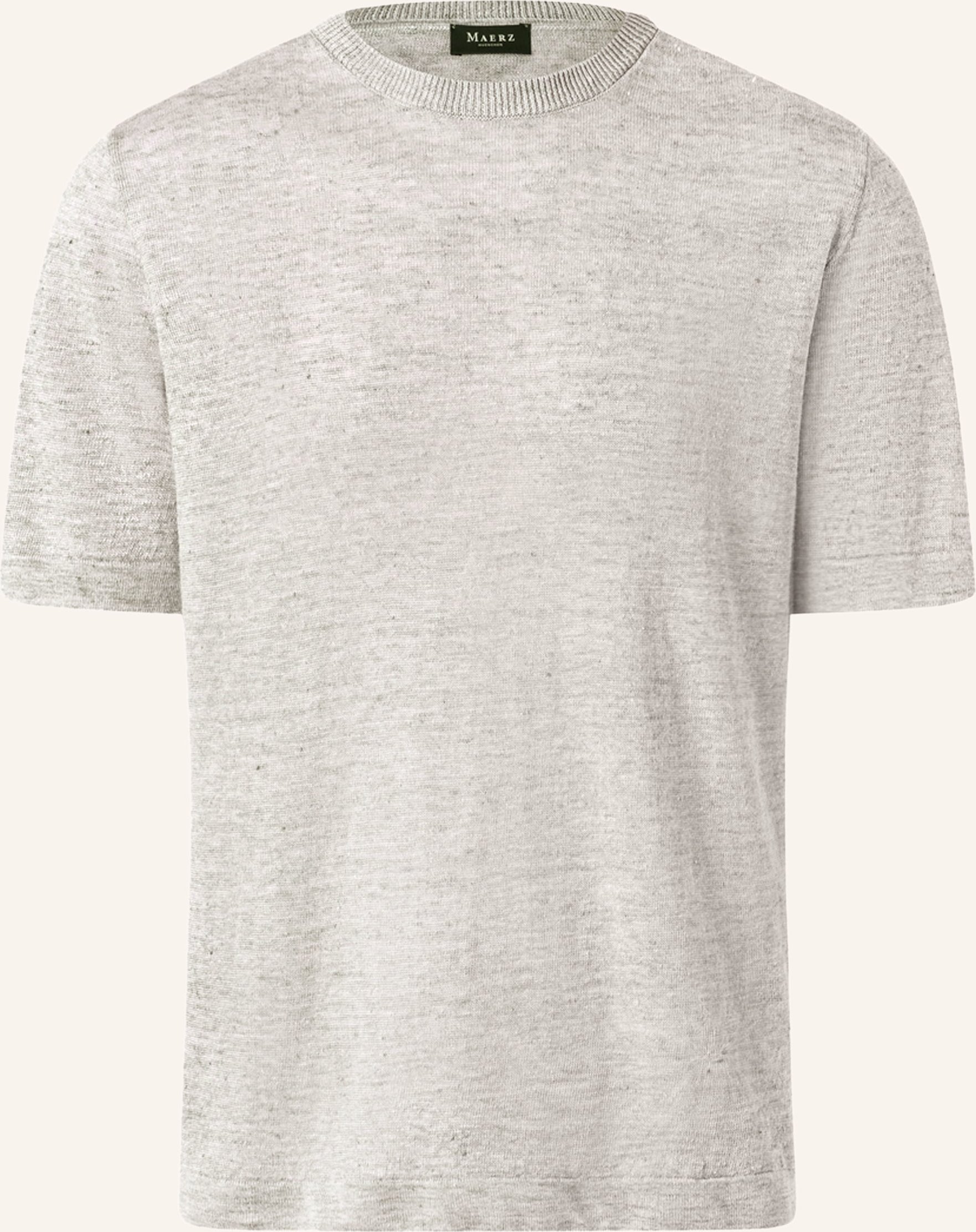 Maerz Muenchen Strickshirt Aus Leinen grau
