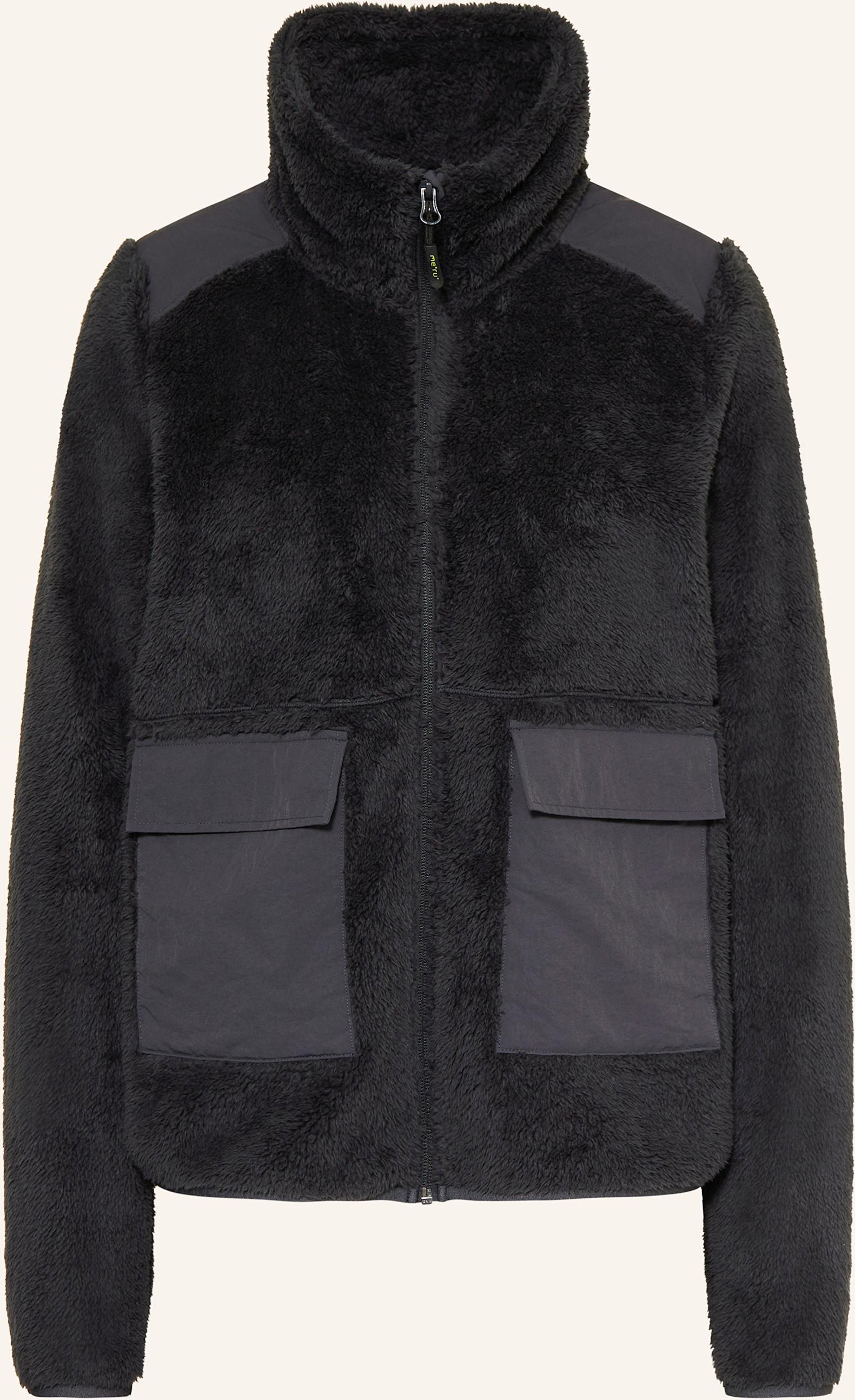 Me°Ru' Fleecejacke Nunavut schwarz