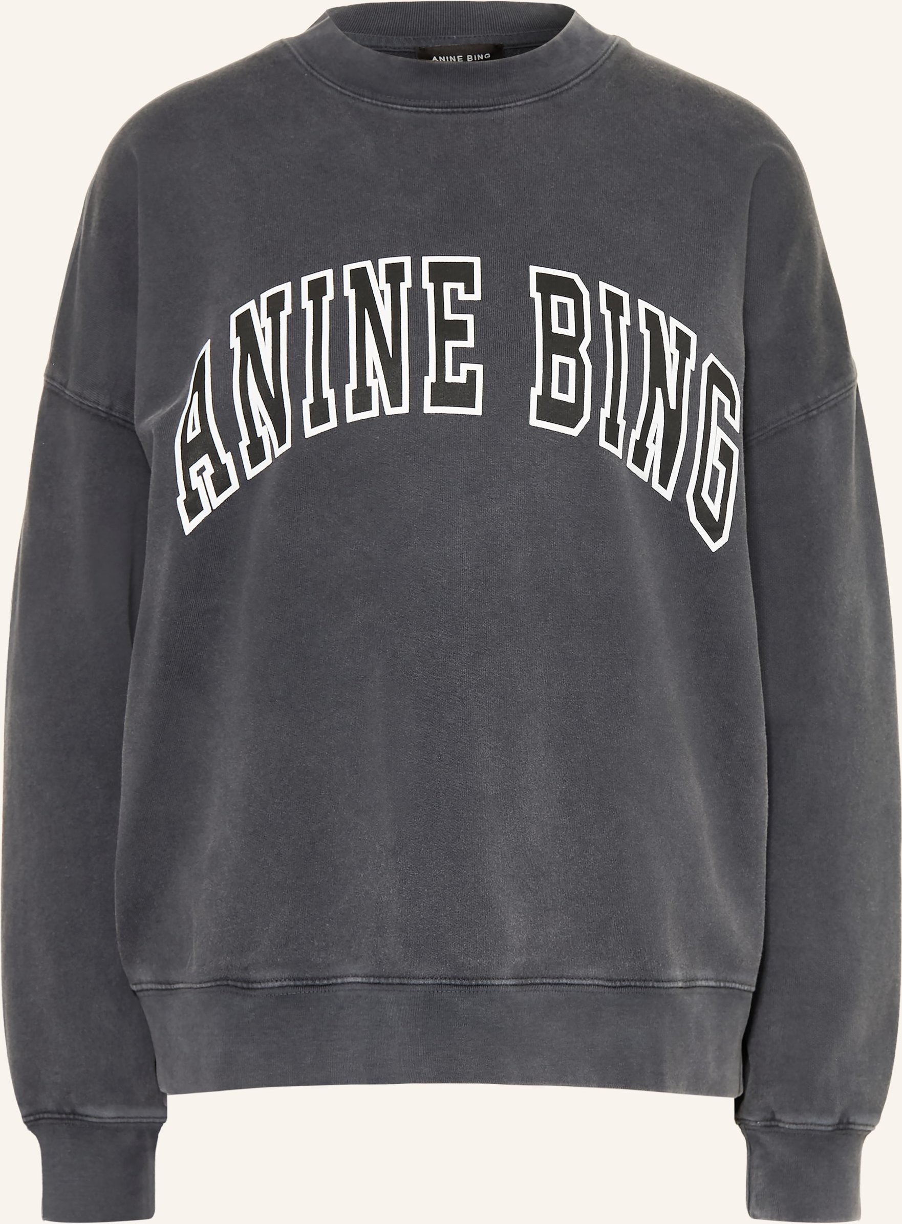 Anine Bing Sweatshirt Miles schwarz