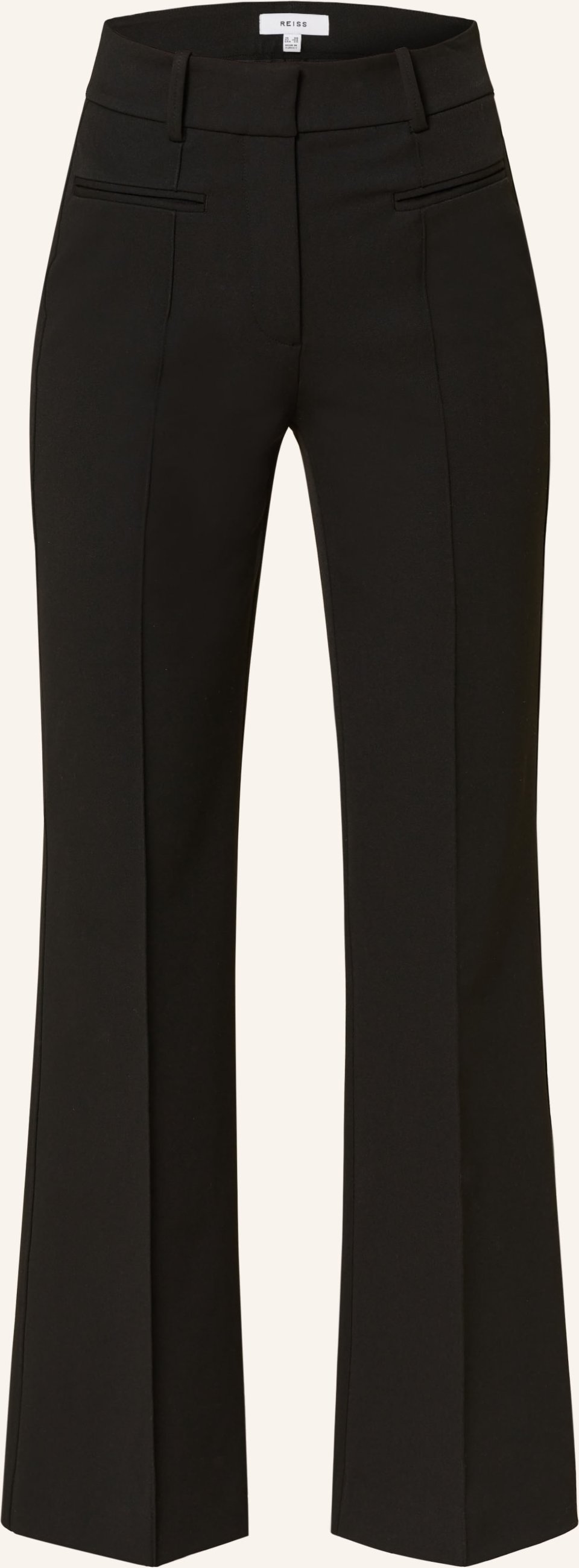 Thumbnail - Reiss Bootcut-Hose Claude schwarz
