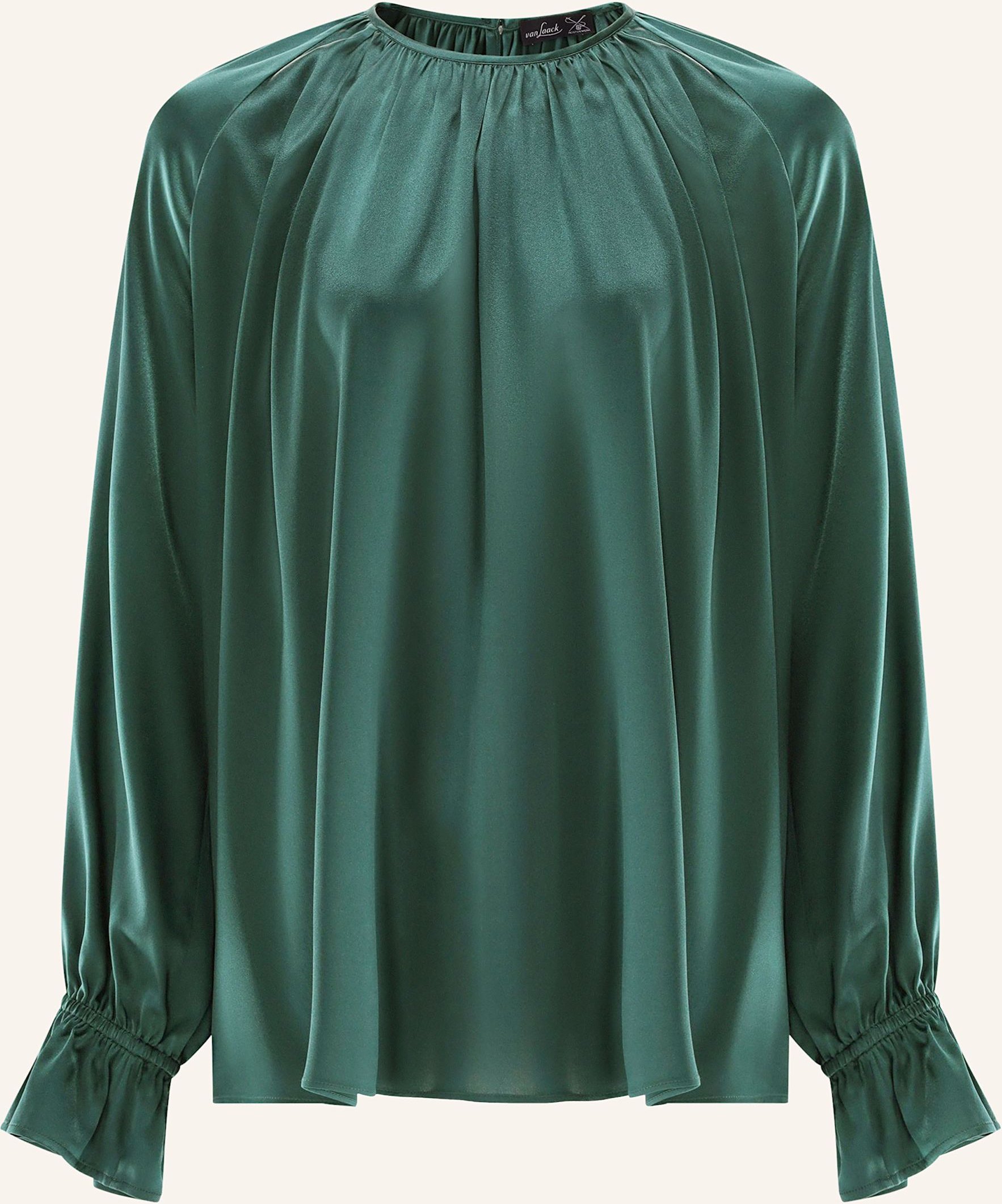 Van Laack Blusenshirt Vl-Dilja-Xx Aus Seide gruen