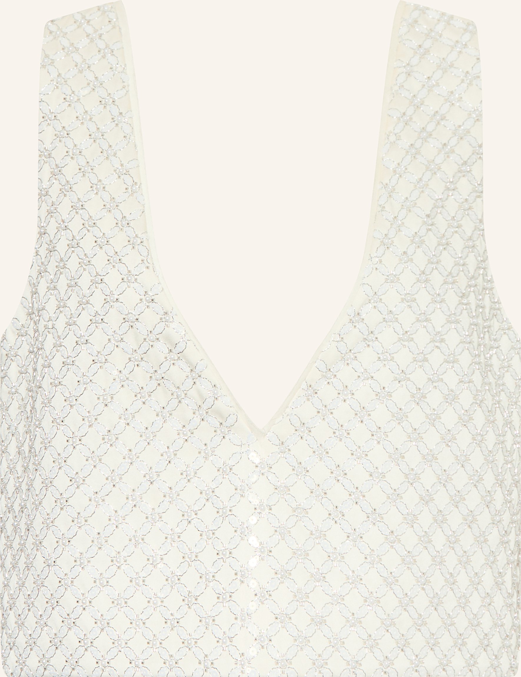 Dorothee Schumacher Top Sparkling Statement Mit Pailletten Und Schmucksteinen weiss