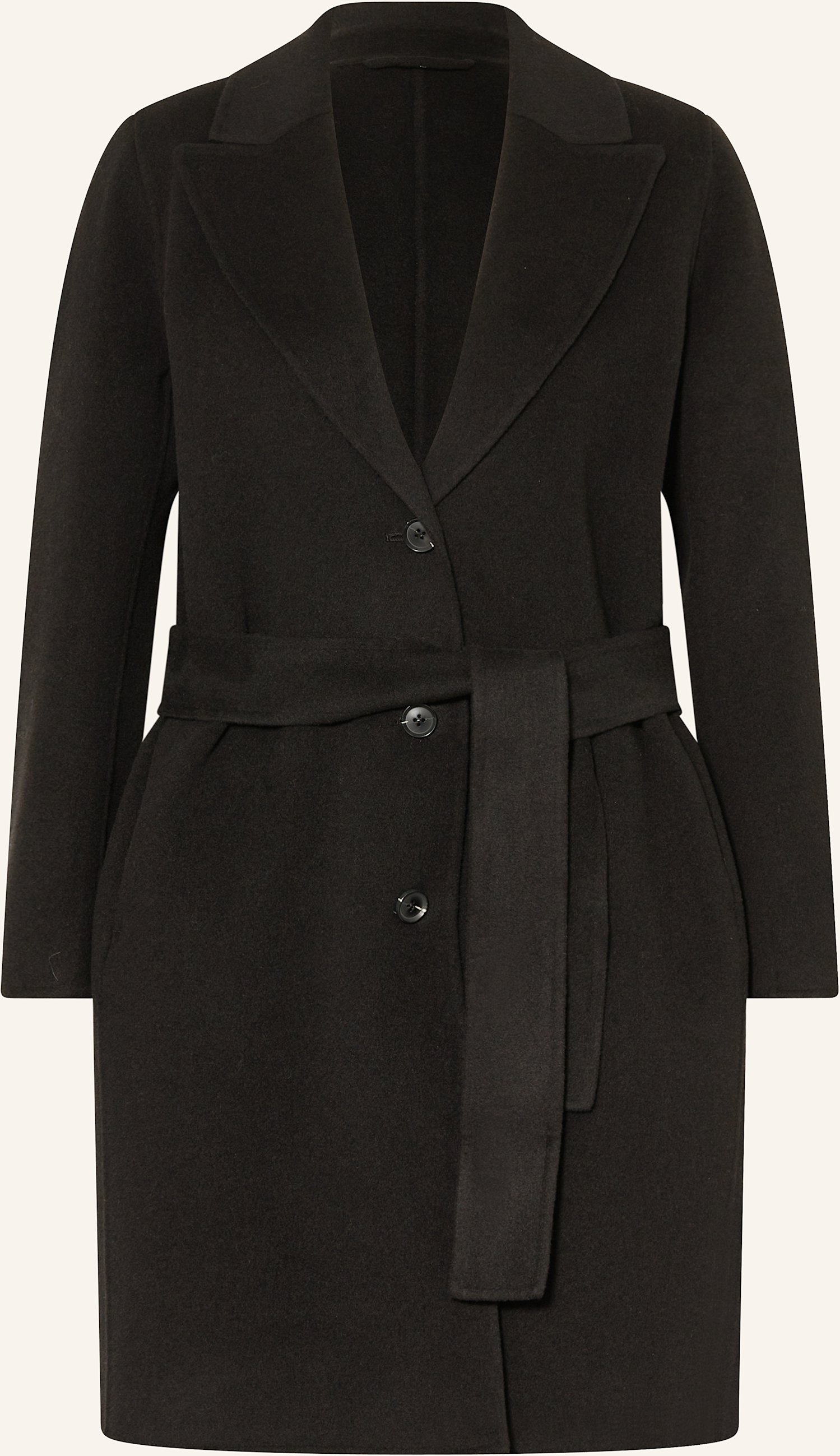 Marella Wollmantel schwarz