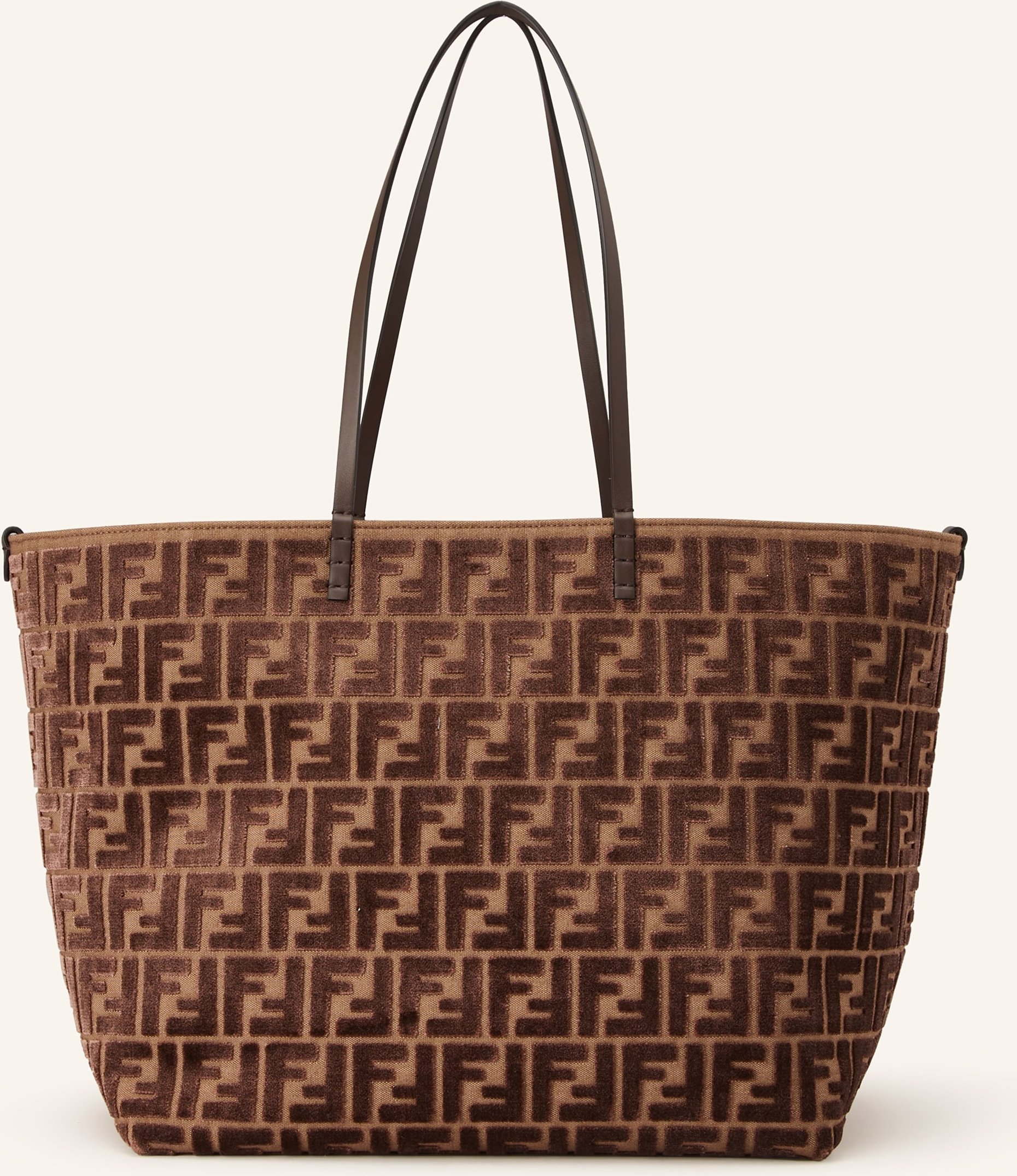 Fendi Shopper Mit Pouch braun