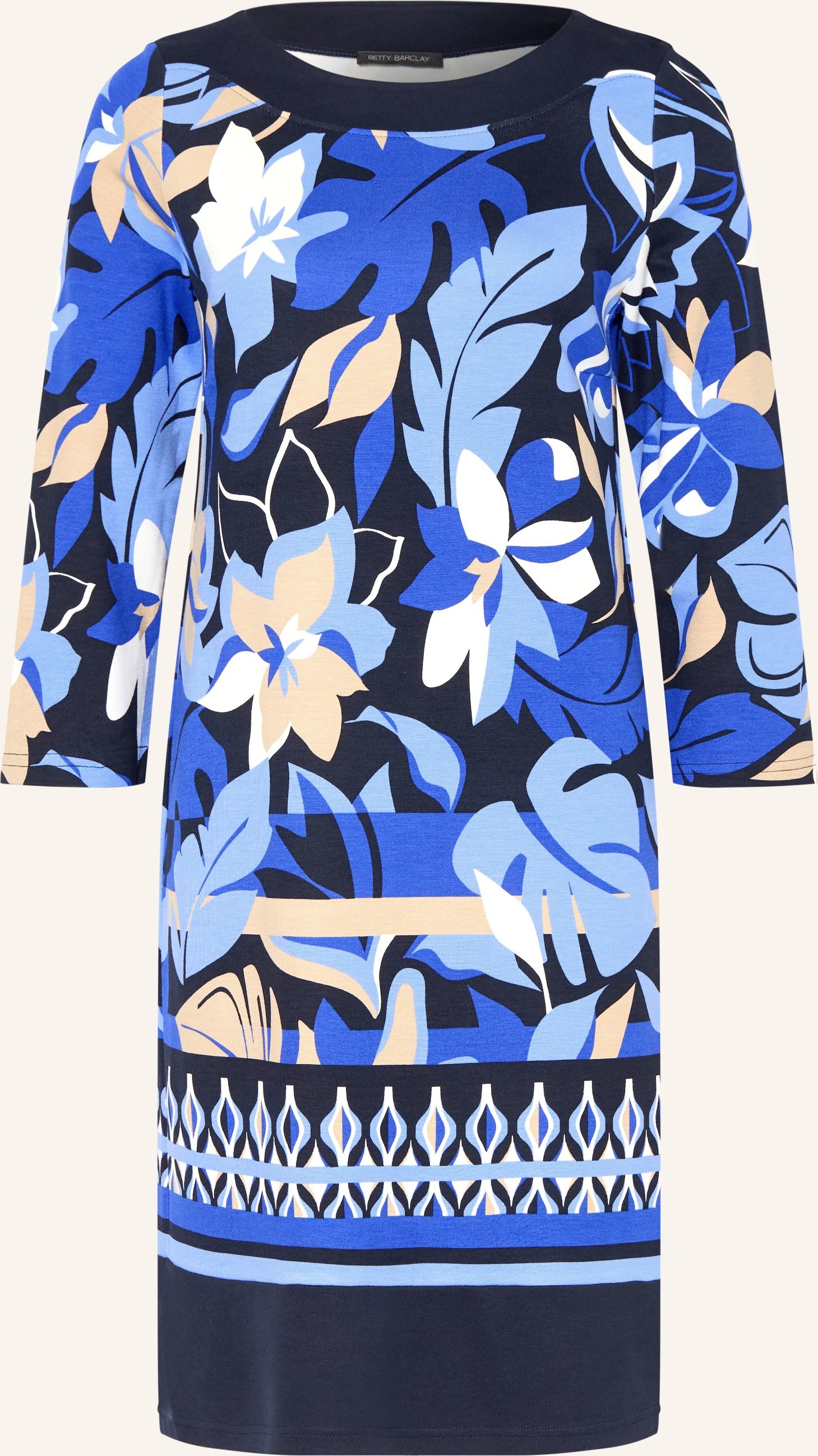 Betty Barclay Jerseykleid Mit 3/4-Arm blau