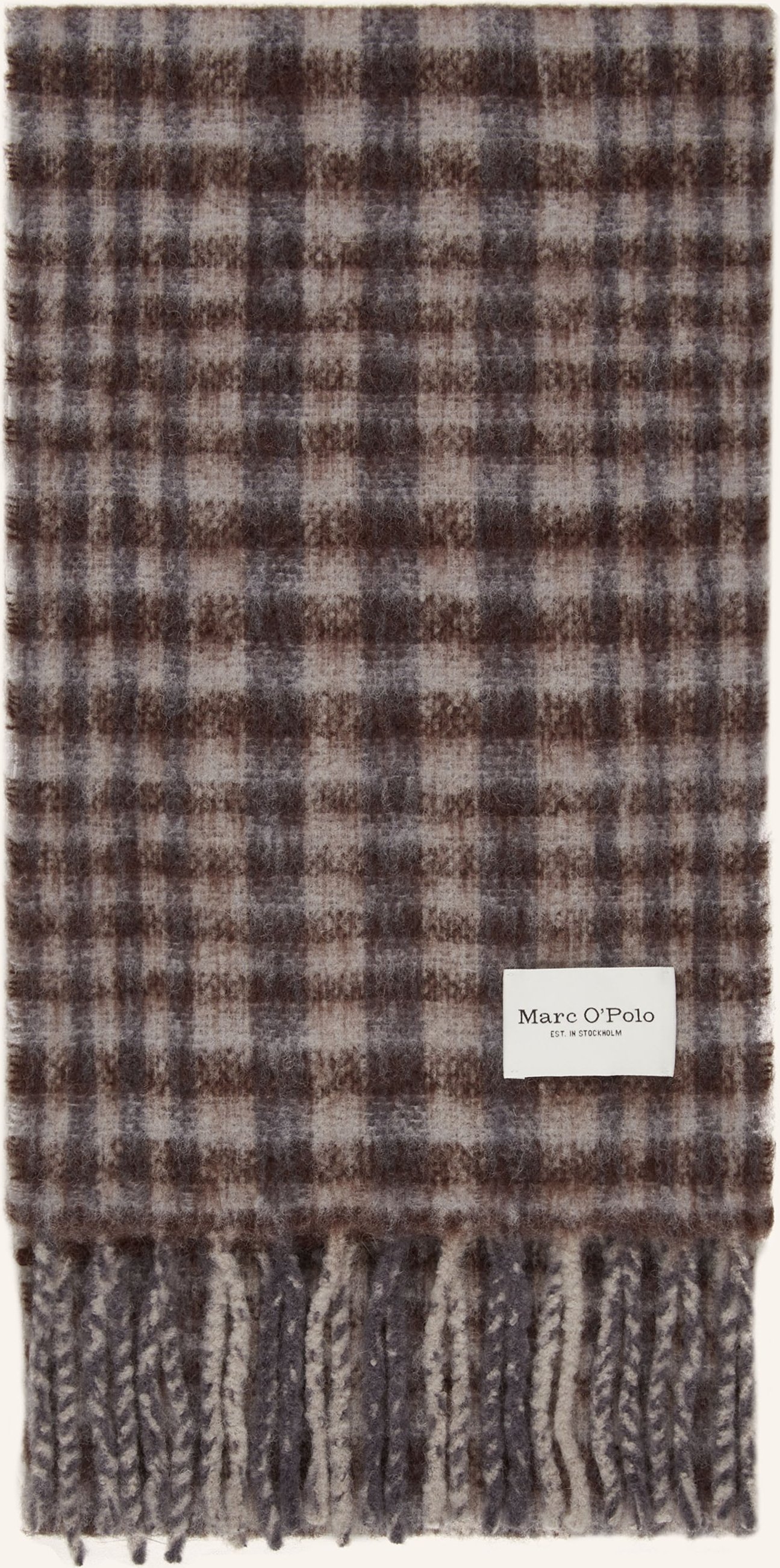 Marc O'polo Schal Mit Alpaka grau