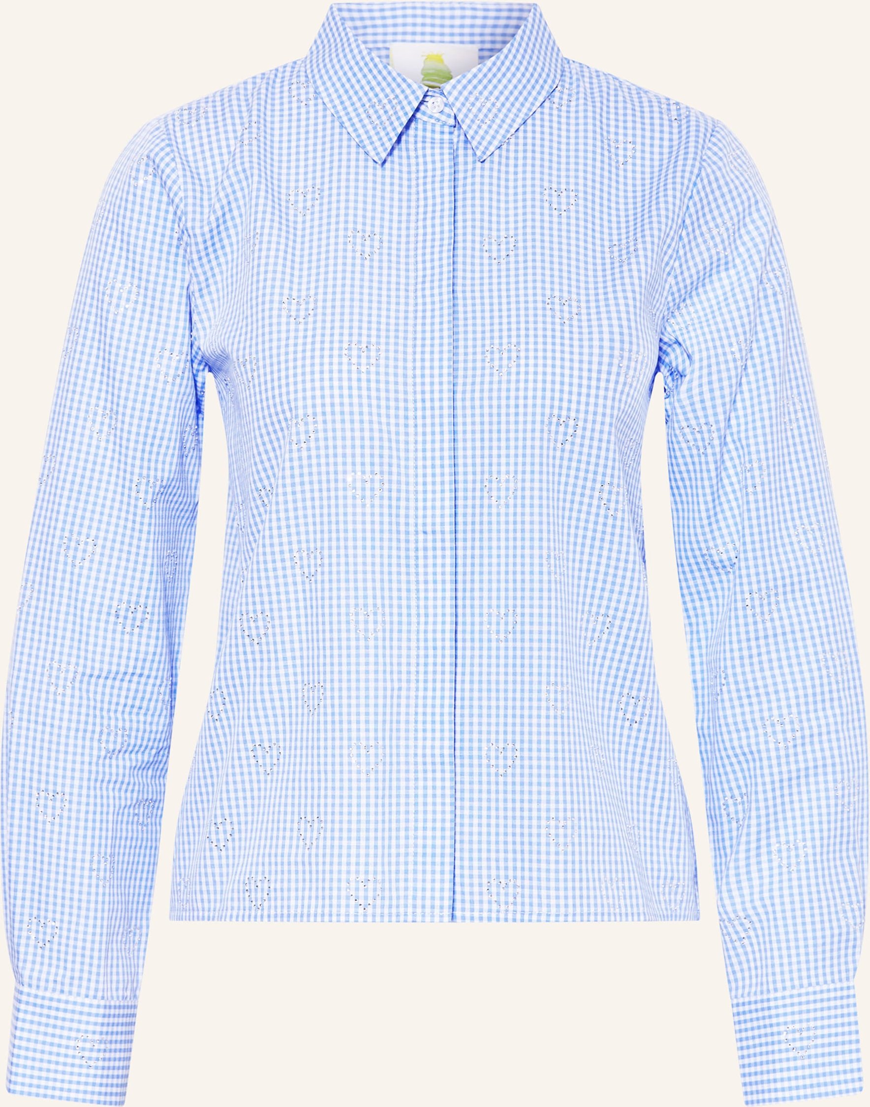 Princess Goes Hollywood Hemdbluse Mit Schmucksteinen blau