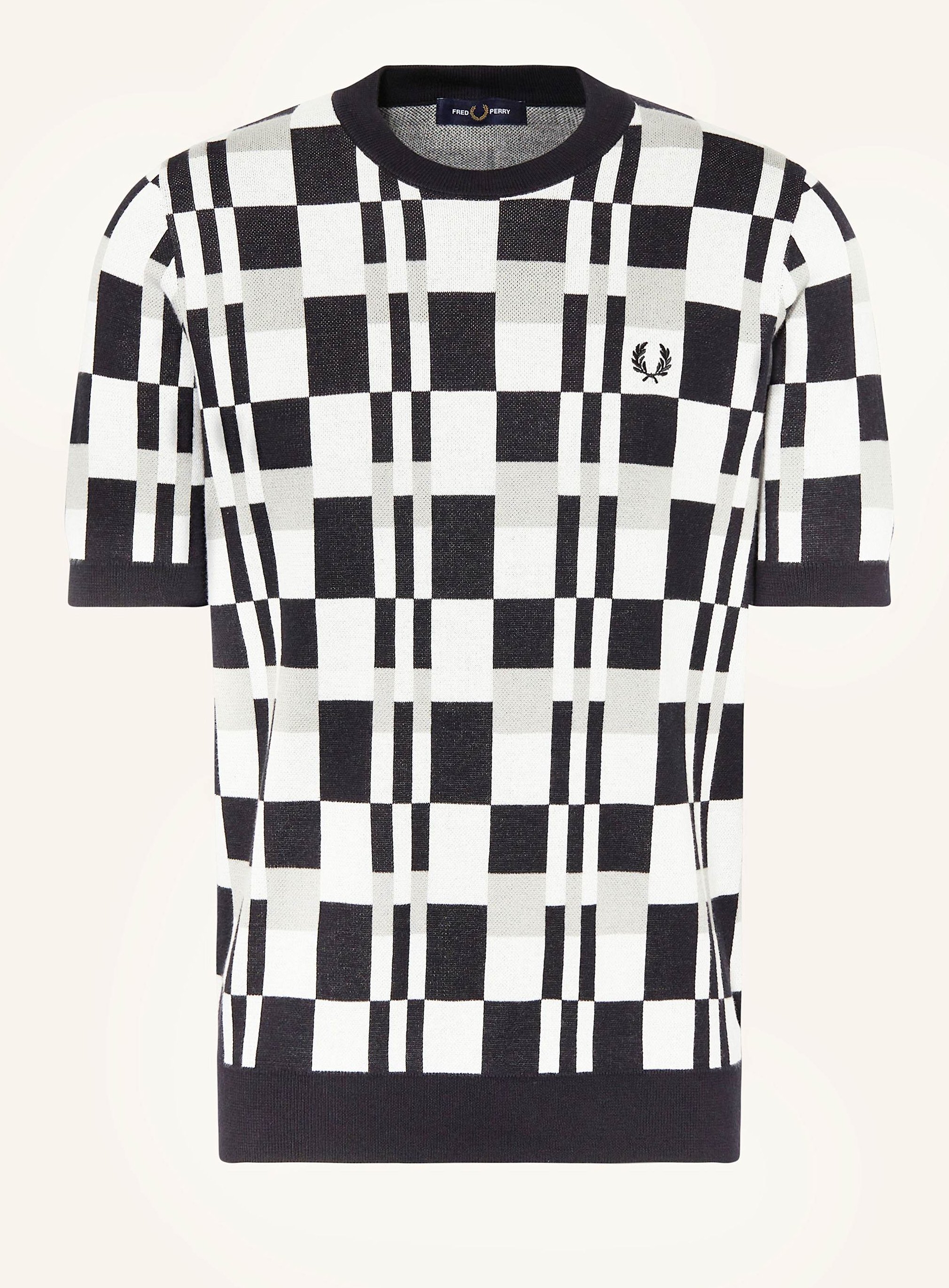 Thumbnail - Fred Perry Strickshirt schwarz