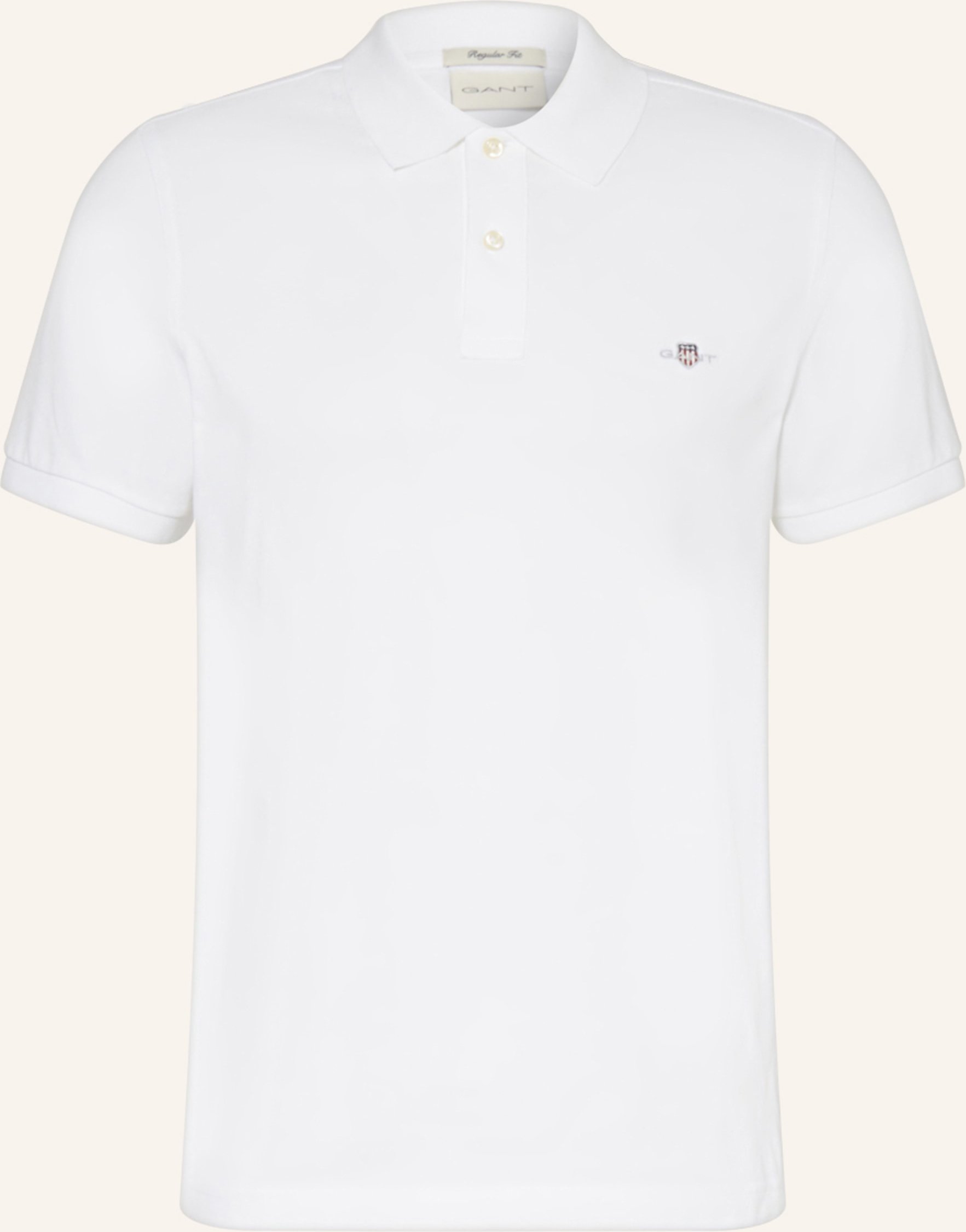 Gant Piqué-Poloshirt Regular Fit weiss