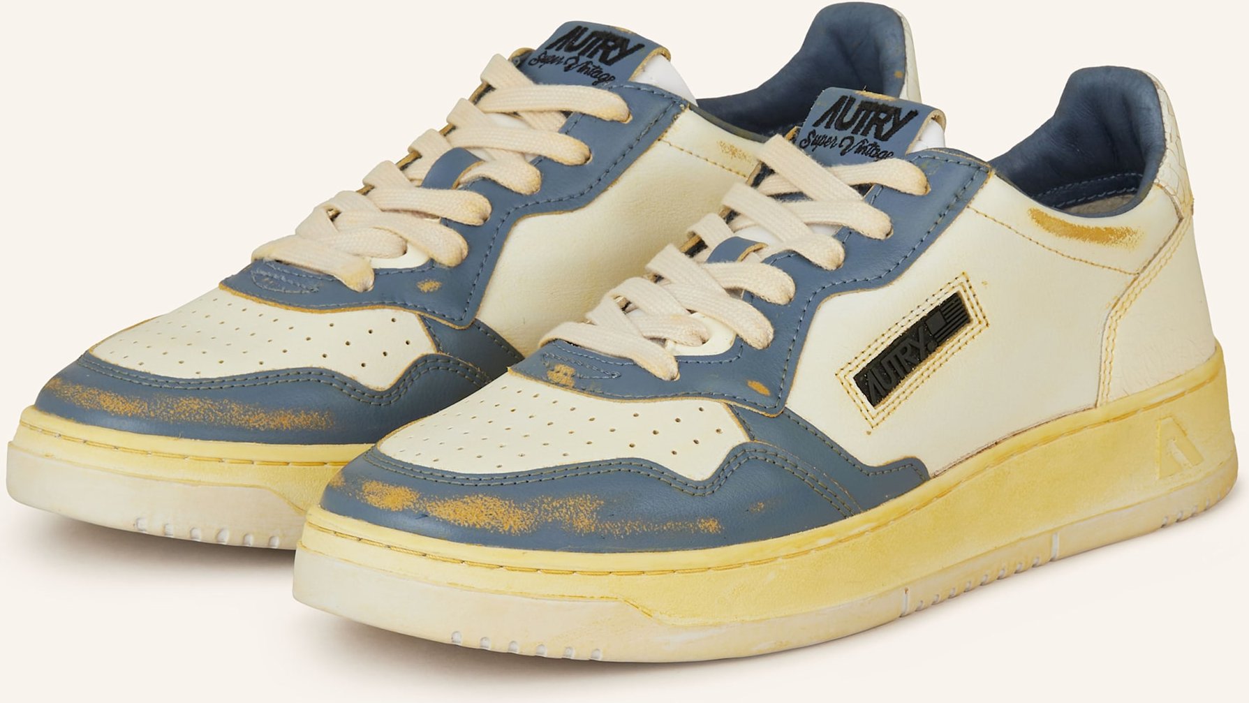 Autry Sneaker Sup Vint Low Lb weiss