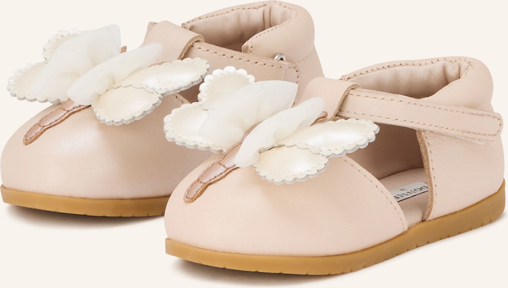 Donsje Mary-Jane-Ballerinas rosa