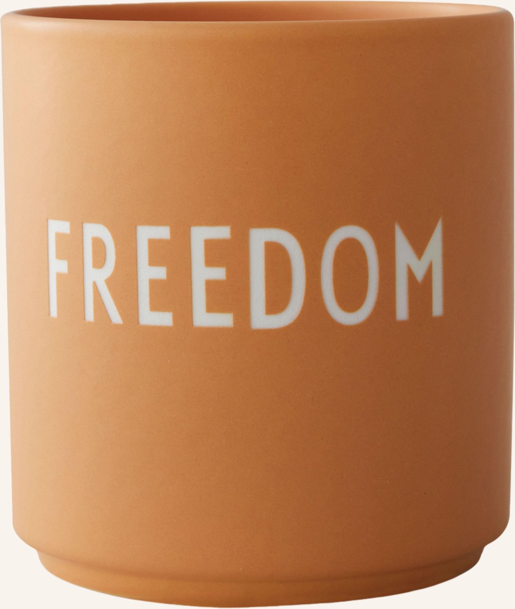 Design Letters Becher orange