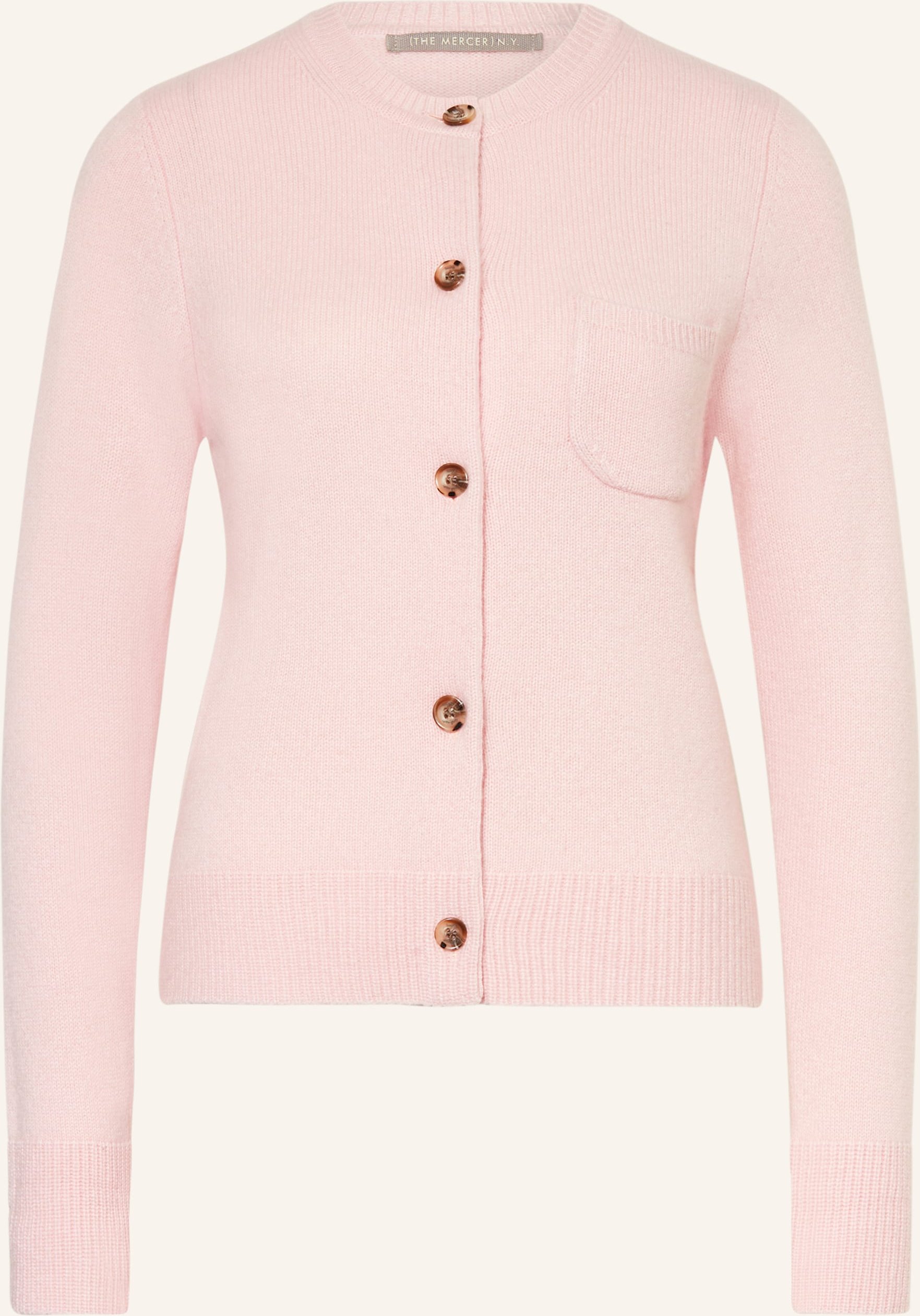 (The Mercer) N.Y. Strickjacke Aus Cashmere rosa