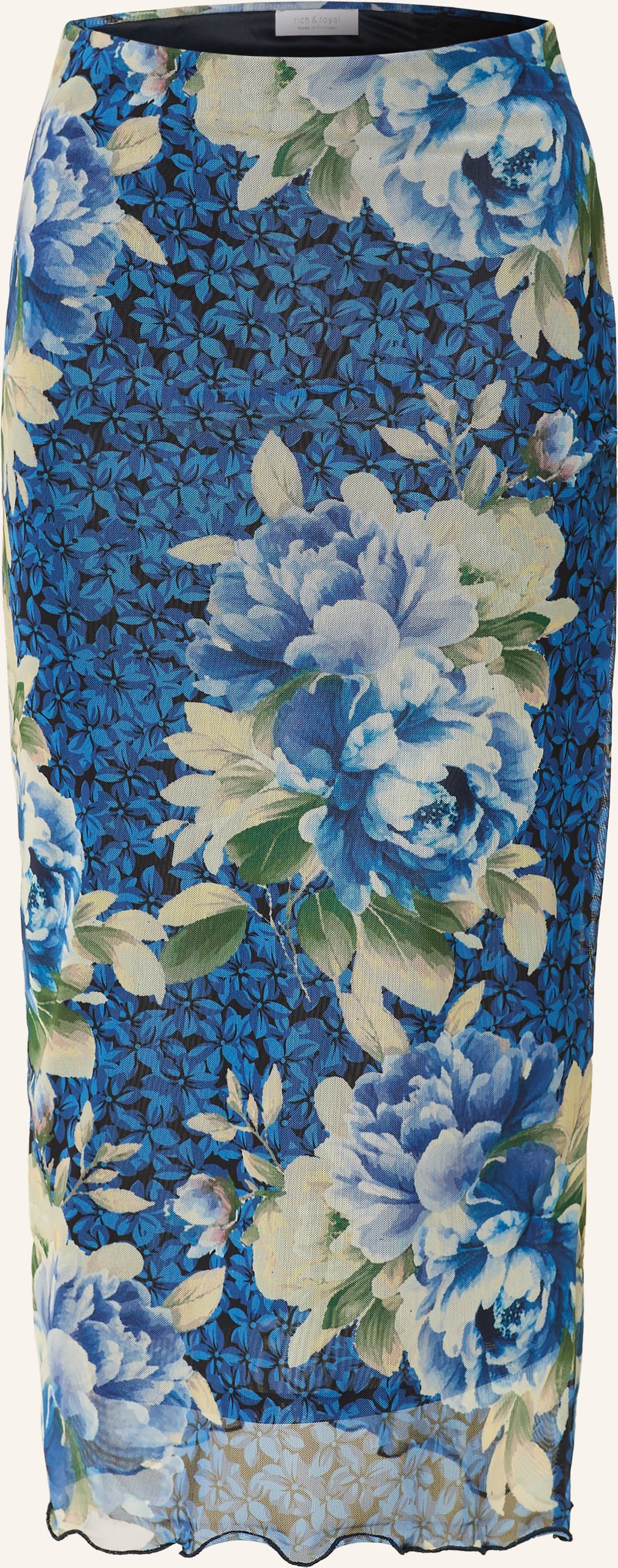 Rich & Royal Mesh-Rock blau