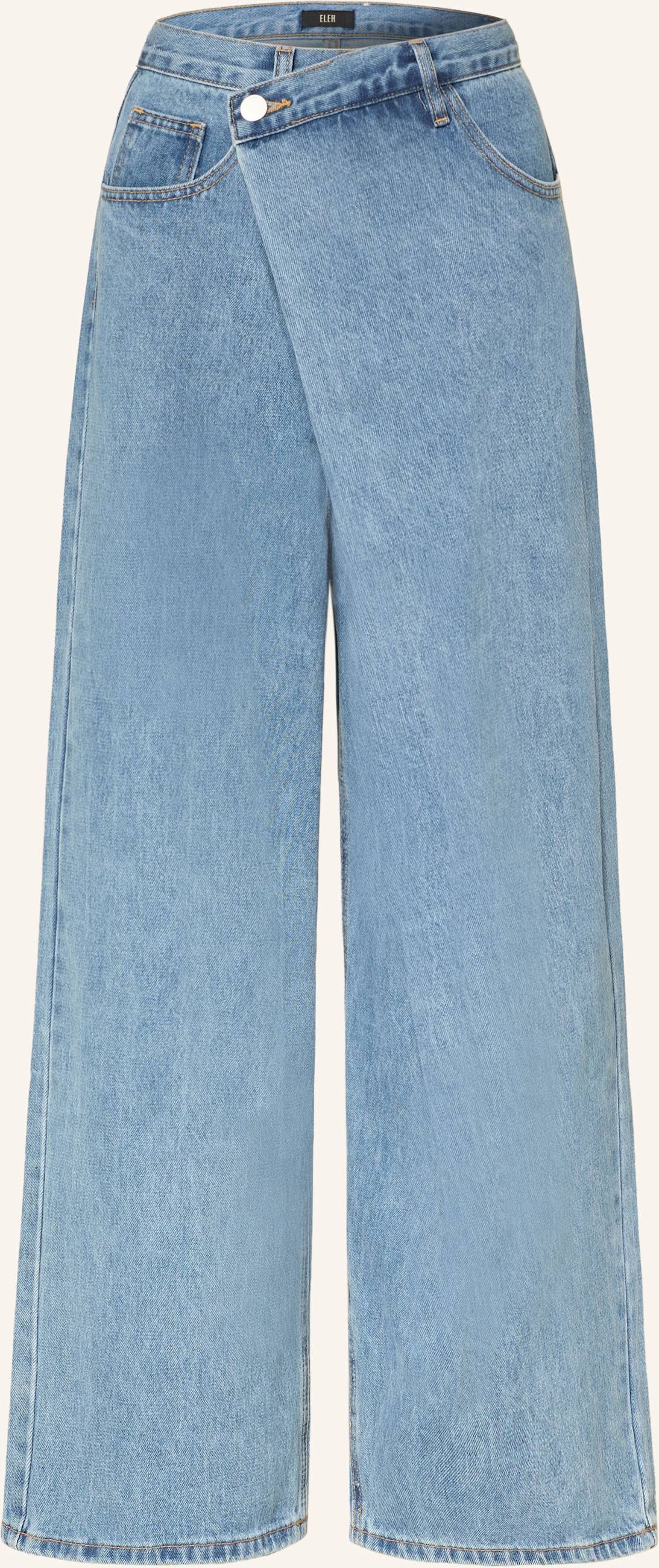 Eleh Jeans In Wickeloptik blau