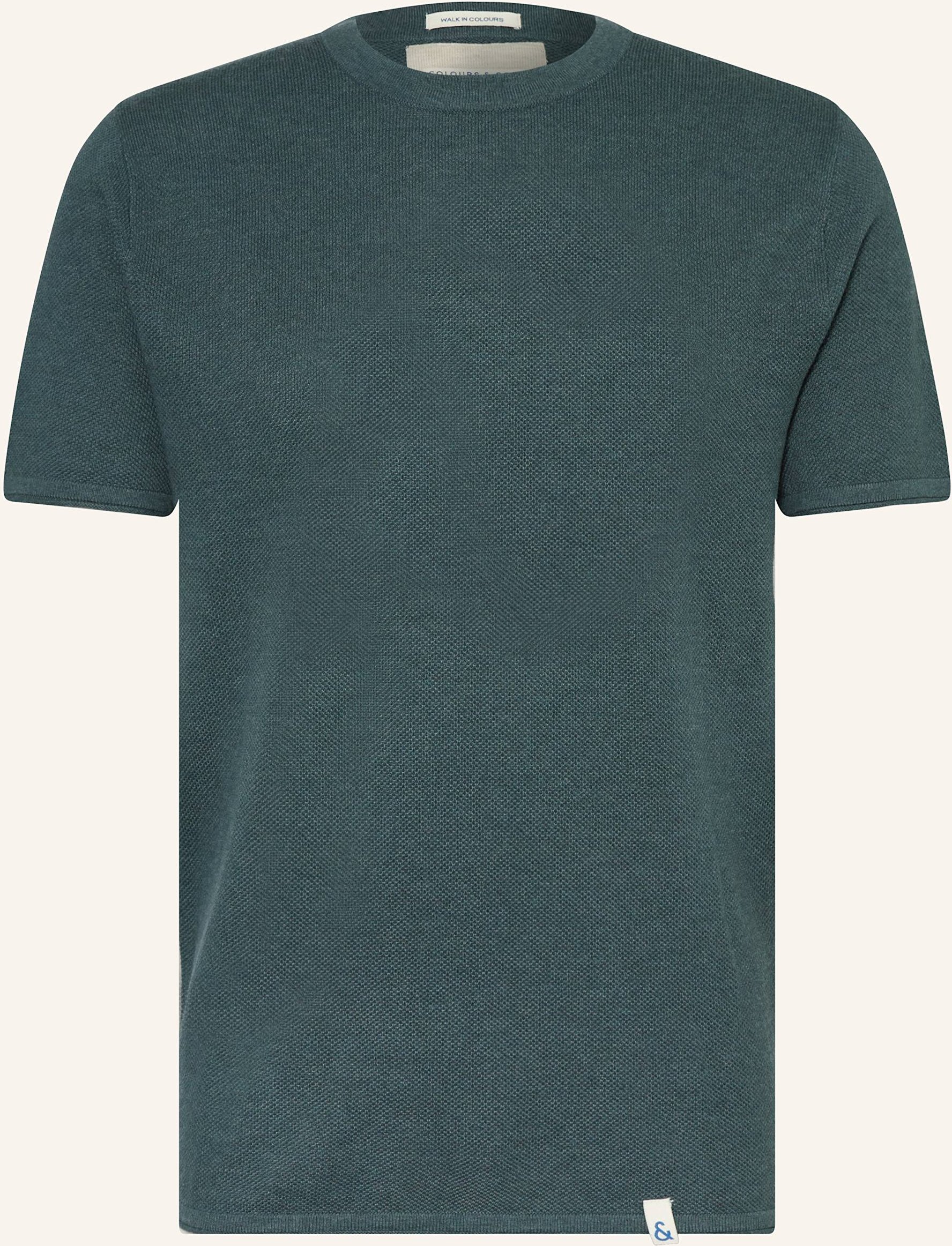 Colours & Sons Piqué-Shirt gruen