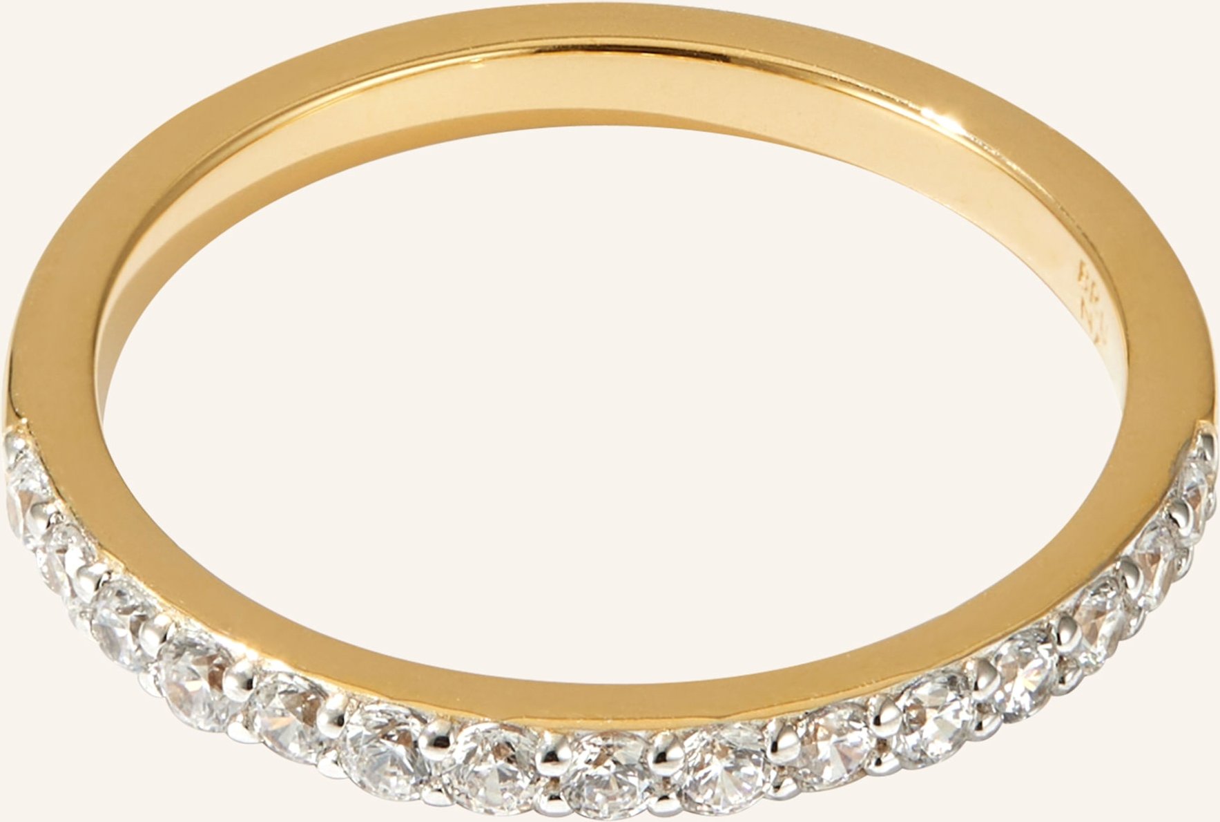 Bruna The Label Ring Lecce Mit Laborgezüchteten Diamanten gold