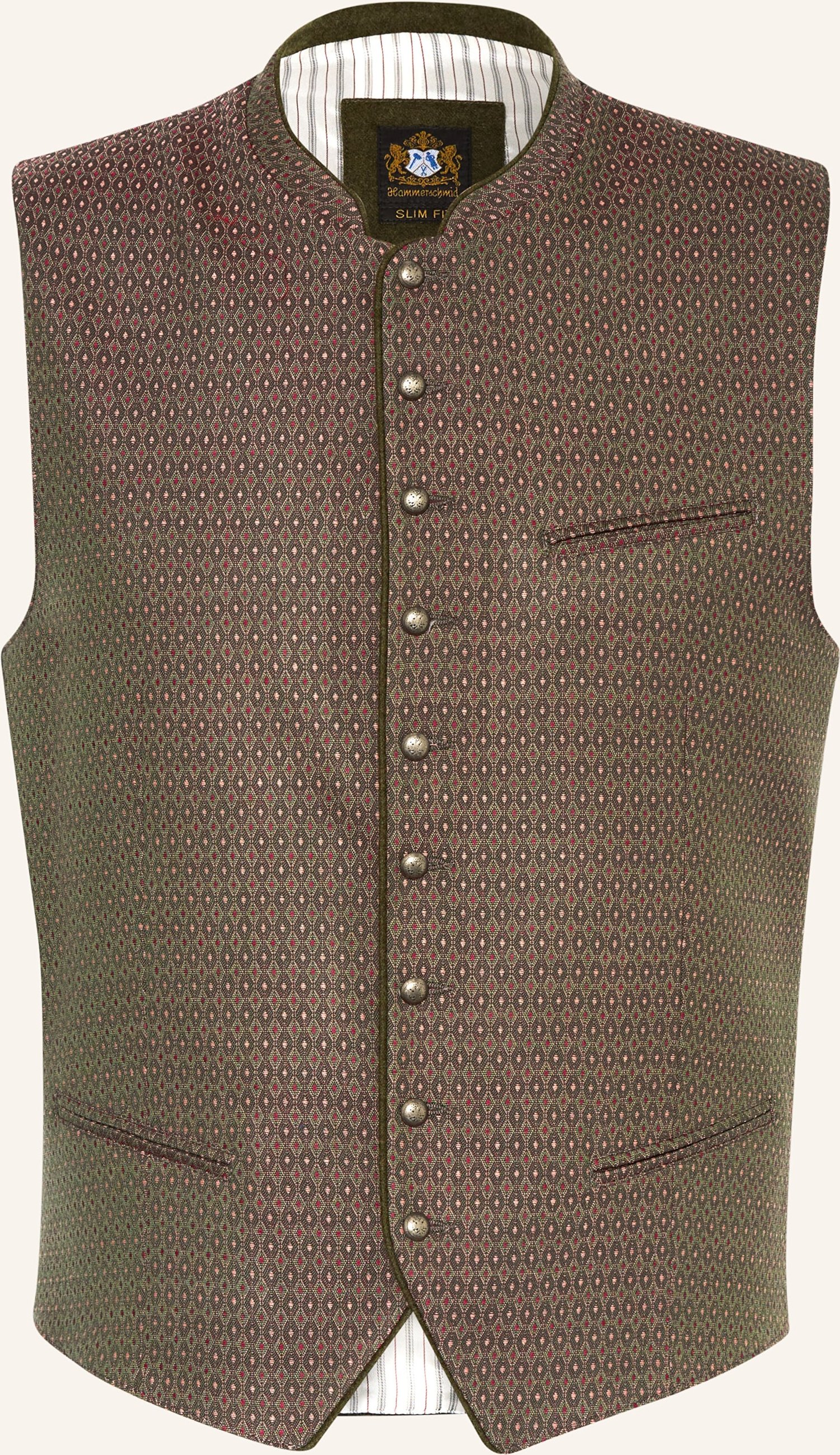 Hammerschmid Trachtenweste Robert Slim Fit gruen