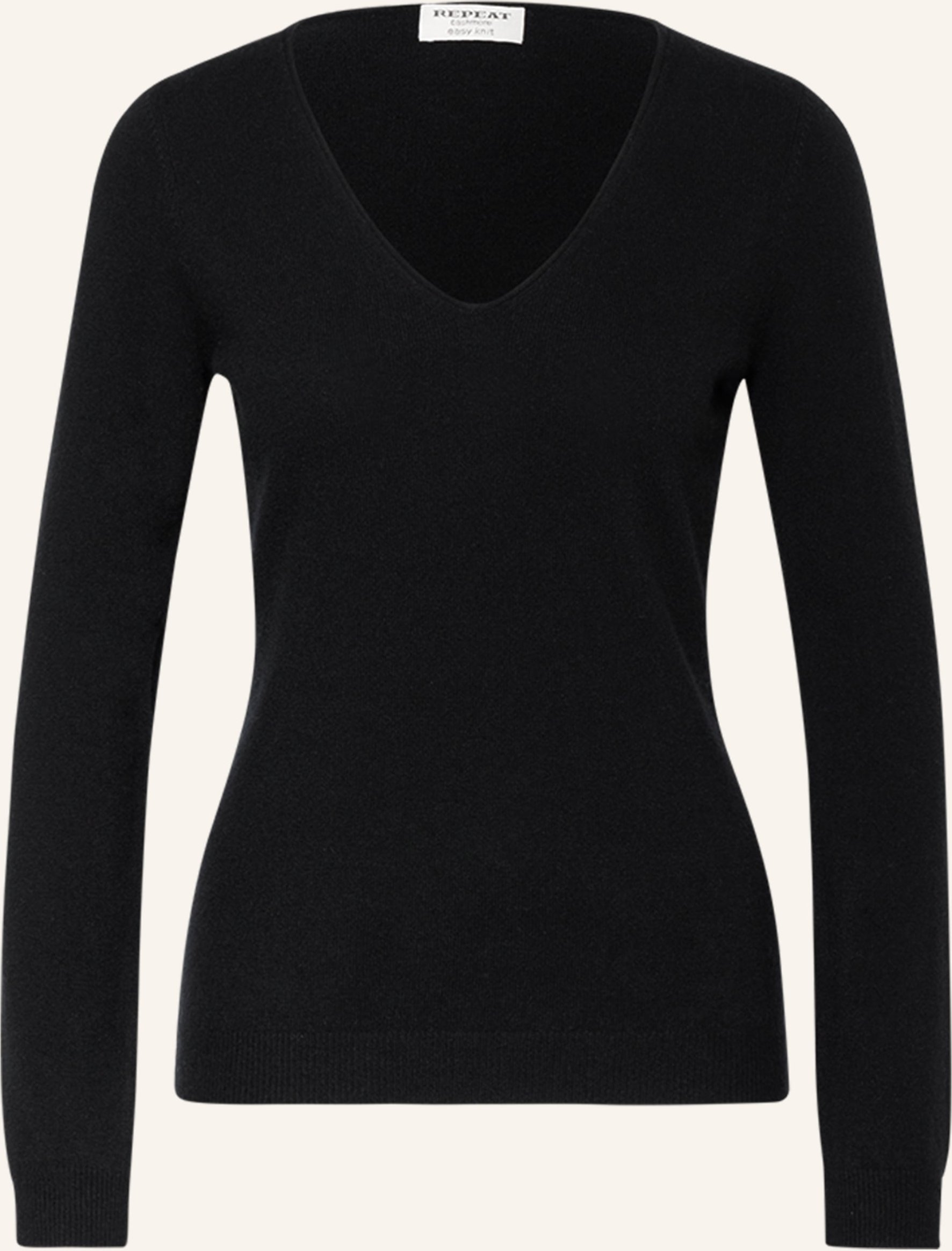 Repeat Cashmere-Pullover schwarz