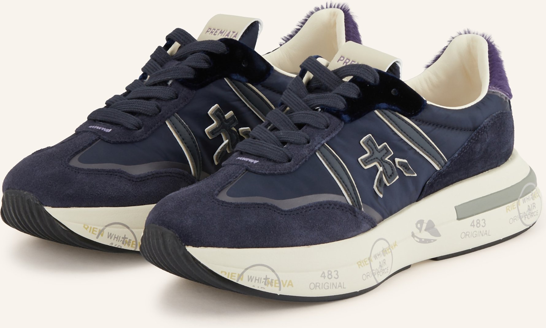 Premiata Sneaker Cassie blau