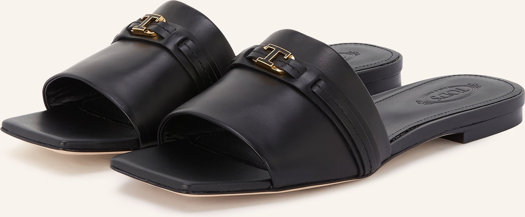 Tod's Pantoletten schwarz