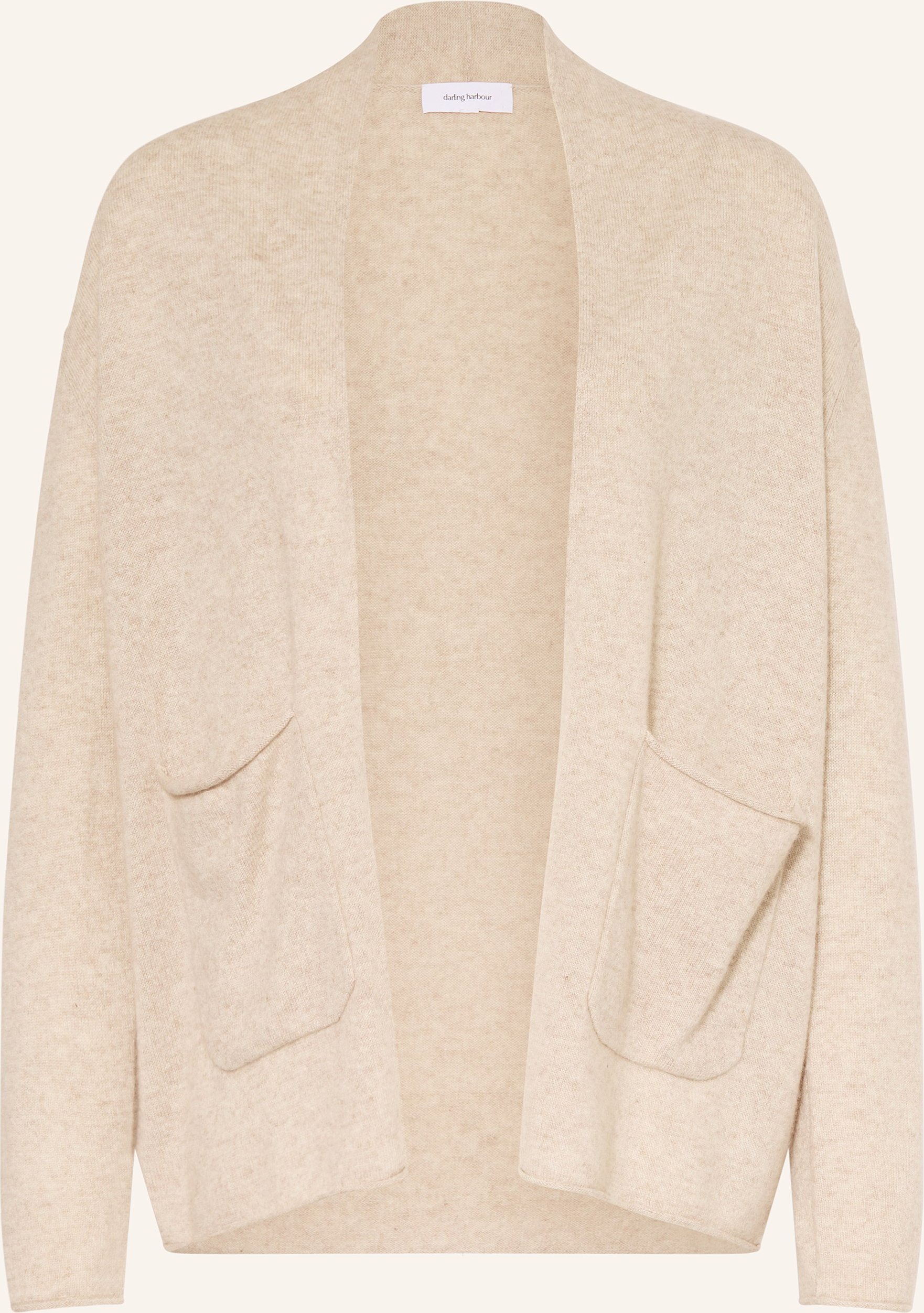 Darling Harbour Strickhülle Aus Cashmere beige