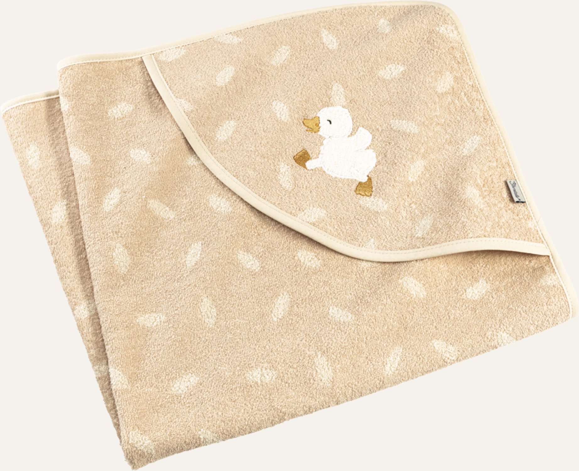 Sterntaler Kapuzenbadetuch 80 X 80 Cm Edda weiss