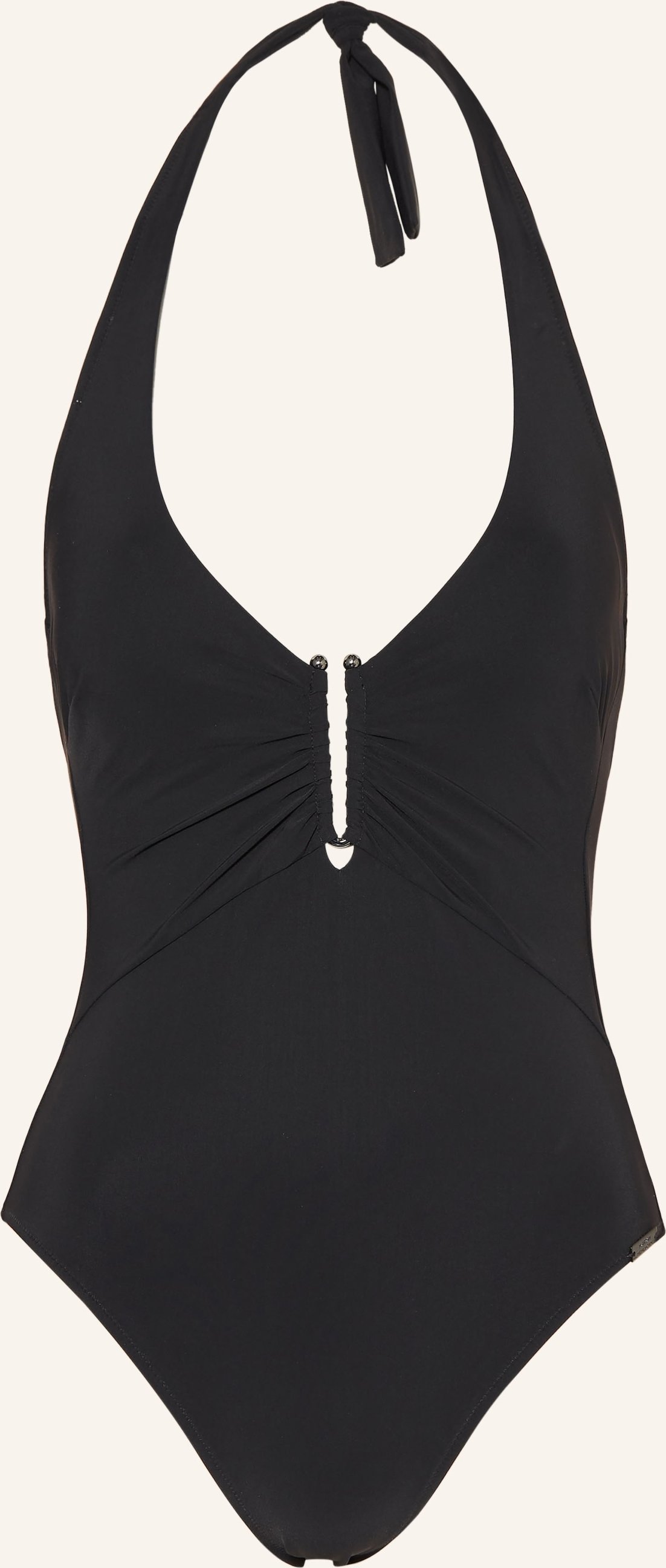 Maryan Mehlhorn Neckholder-Badeanzug Honesty schwarz