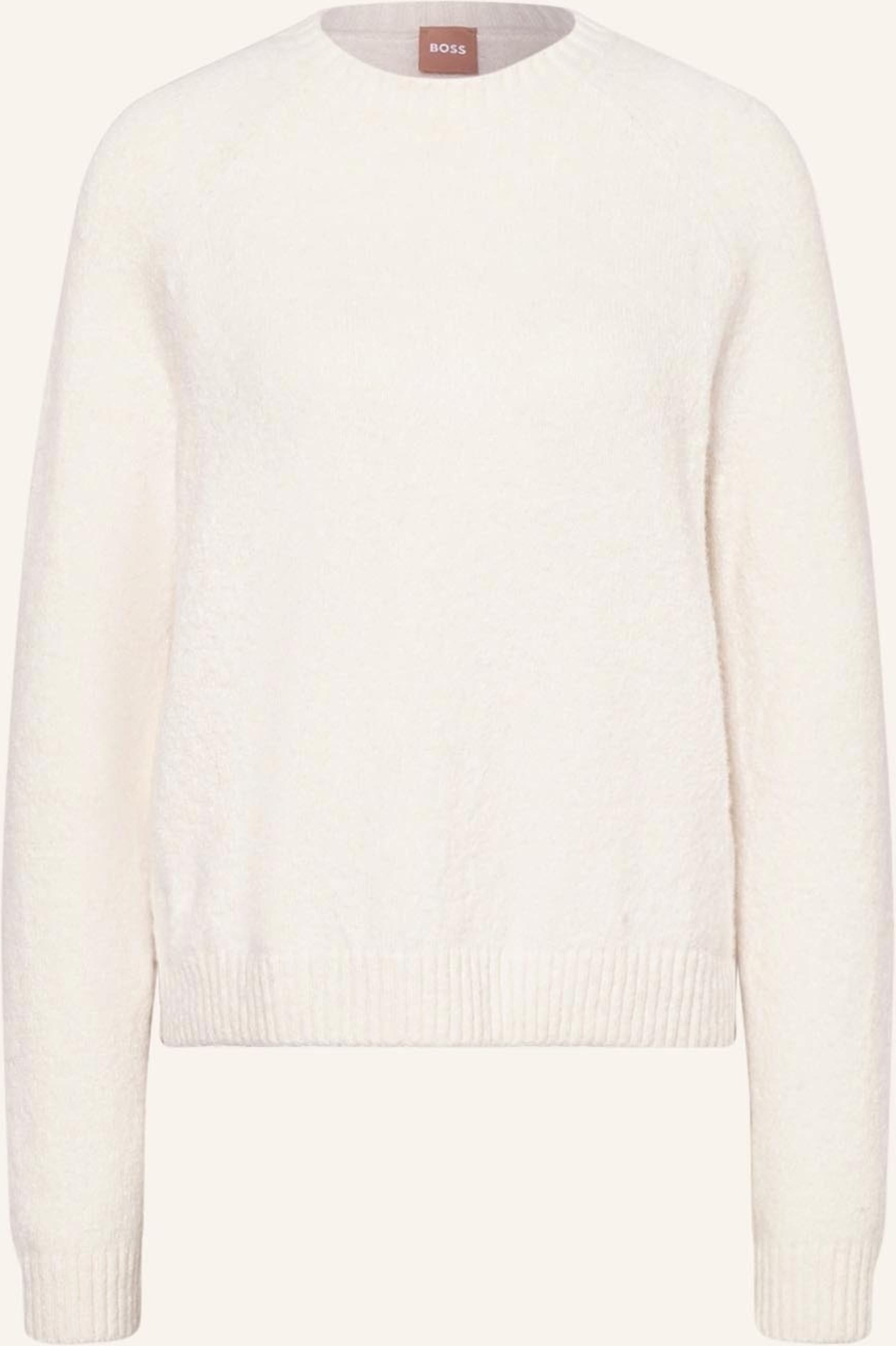 Boss Pullover Febisan Mit Alpaka weiss