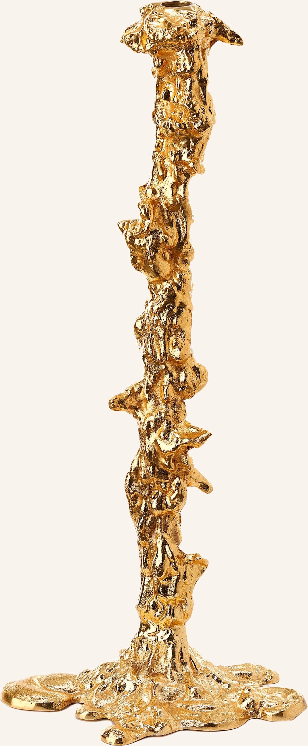 Polspotten Kerzenhalter Drip Xxl gold
