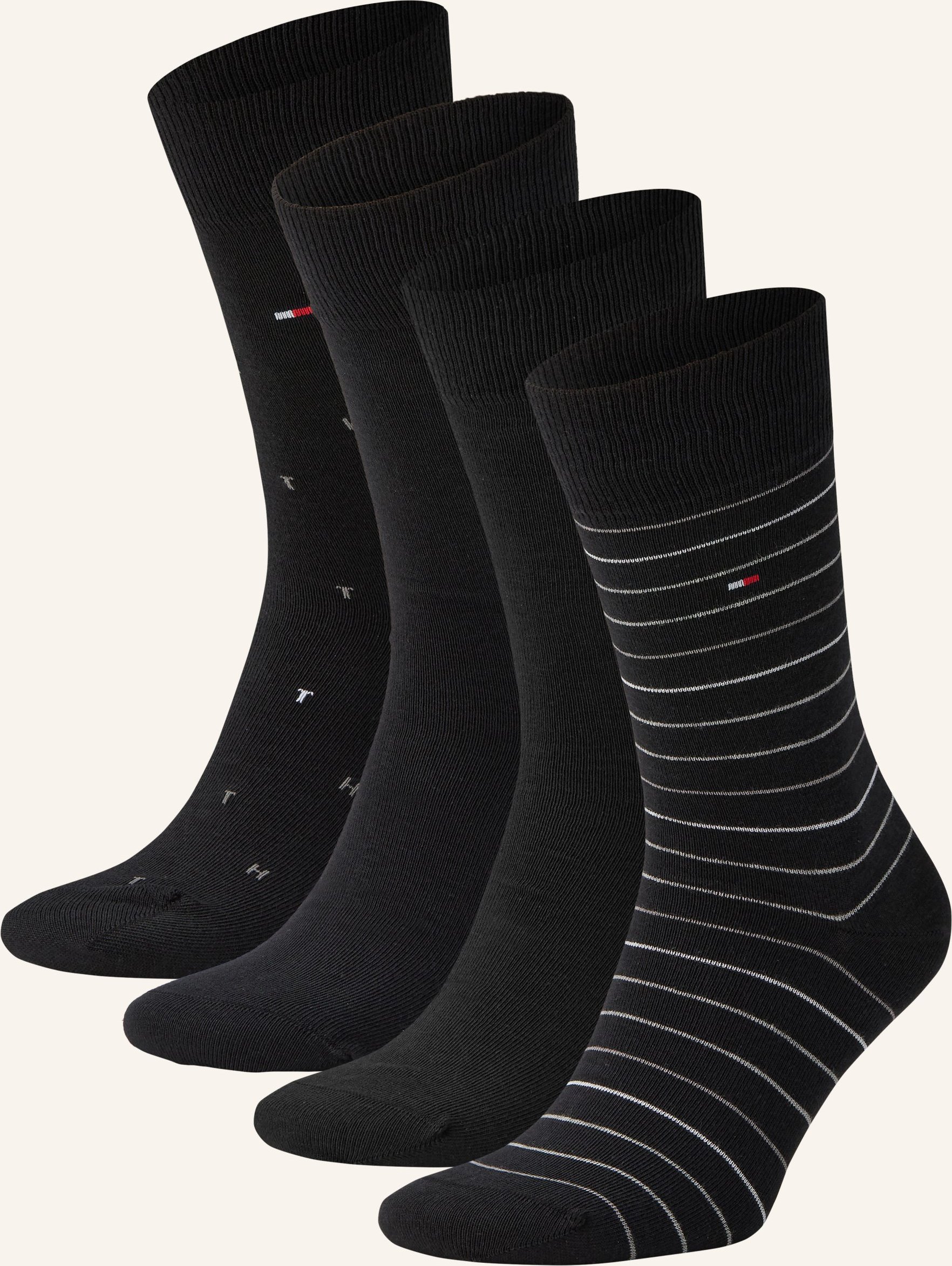 Thumbnail - Tommy Hilfiger 4er-Pack Socken Mit Geschenkbox schwarz